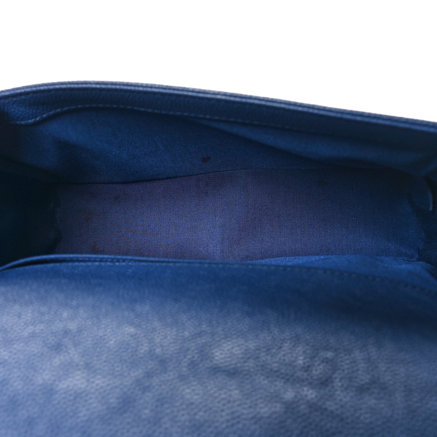 Caviar Quilted Medium Boy Flap Dark Blue