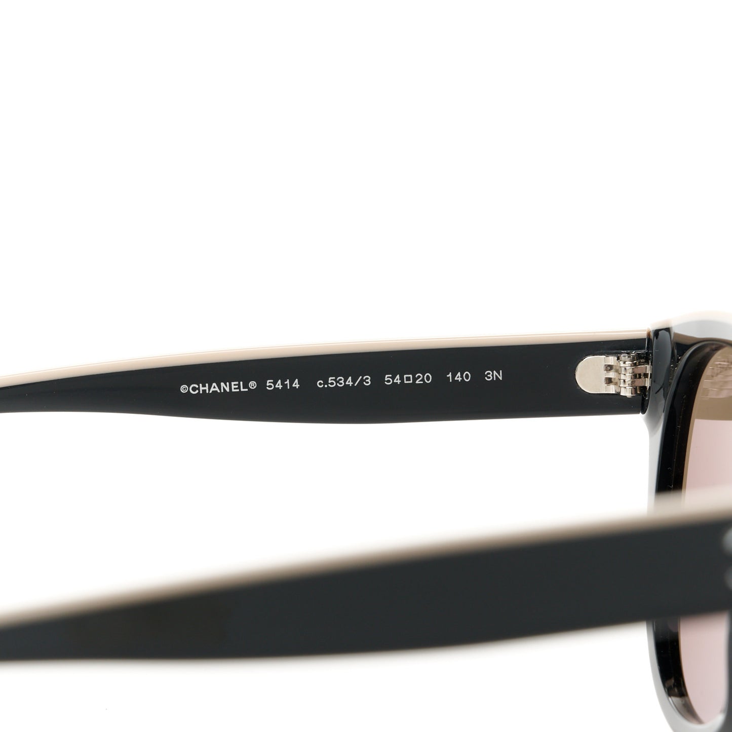 Acetate CC Butterfly Sunglasses 5414 Black Beige