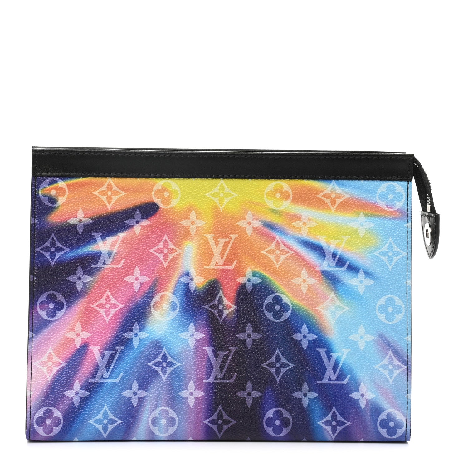 Louis Vuitton Monogram Eclipse Pochette Voyage MM Pacific Blue 21 of 26