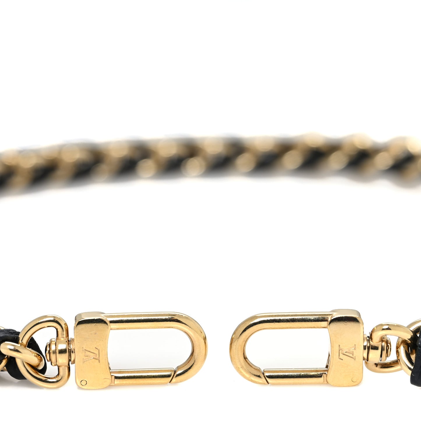 Calfskin Multi Pochette Chain Shoulder Strap Black Gold