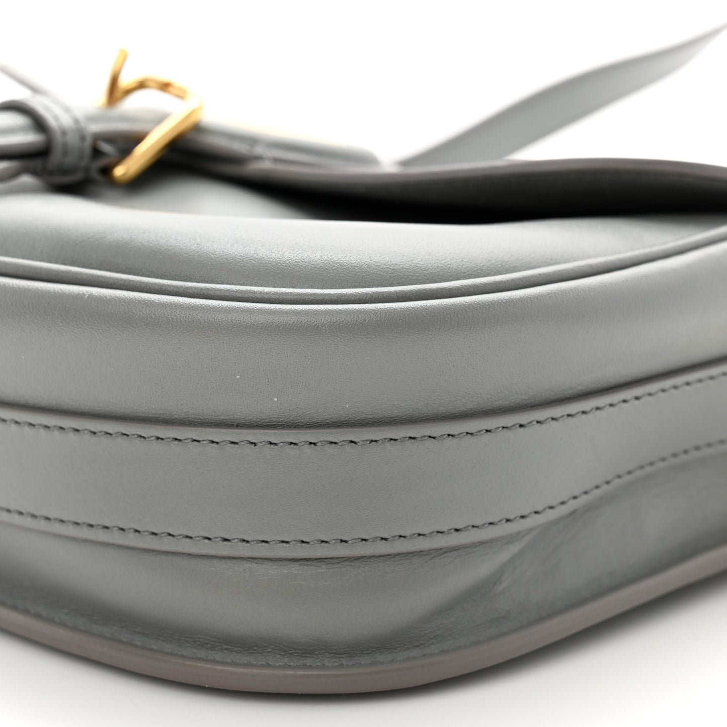 Box Calfskin Medium Bobby Flap Gray
