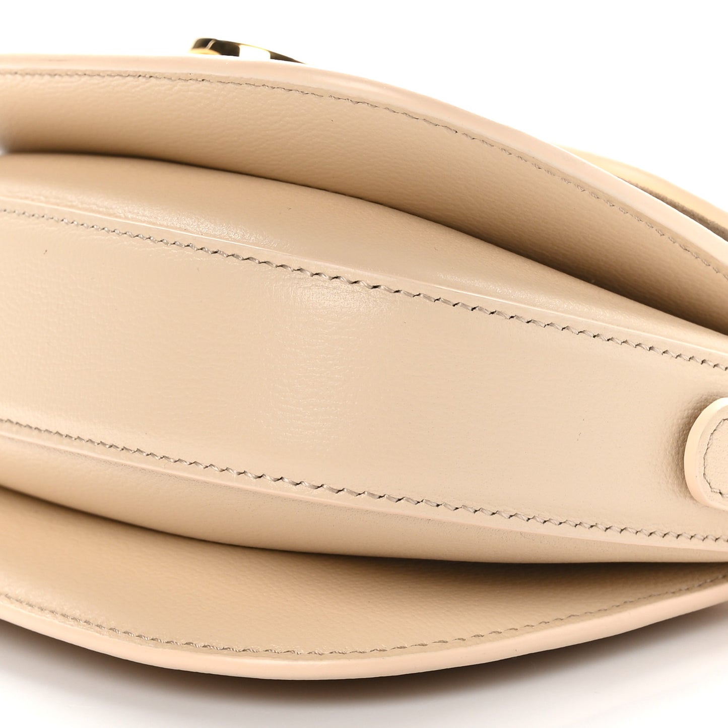 Grained Calfskin Mini Ghiera Bag Lotus Root