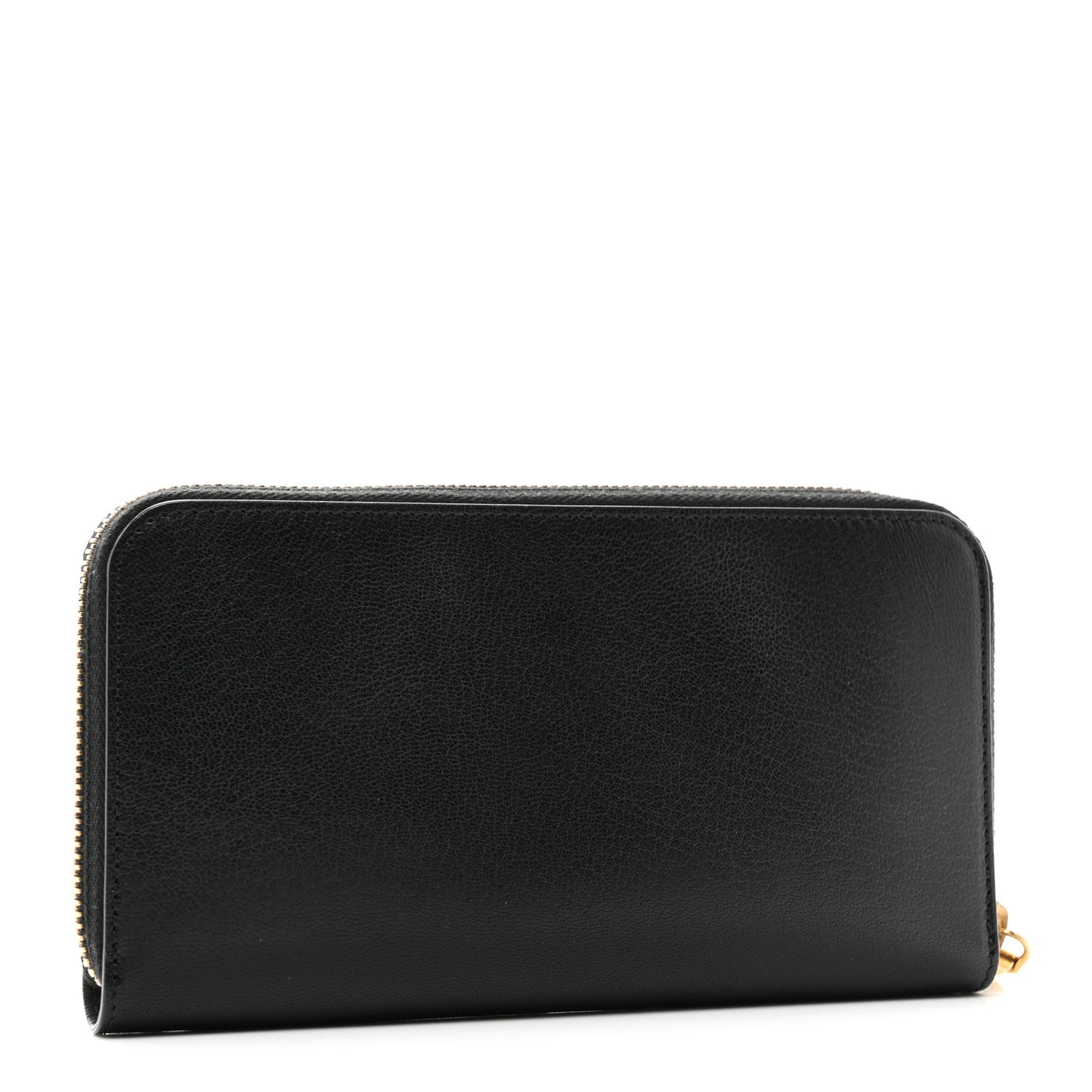 Sugar Goatskin GV3 Zip Around Wallet Black