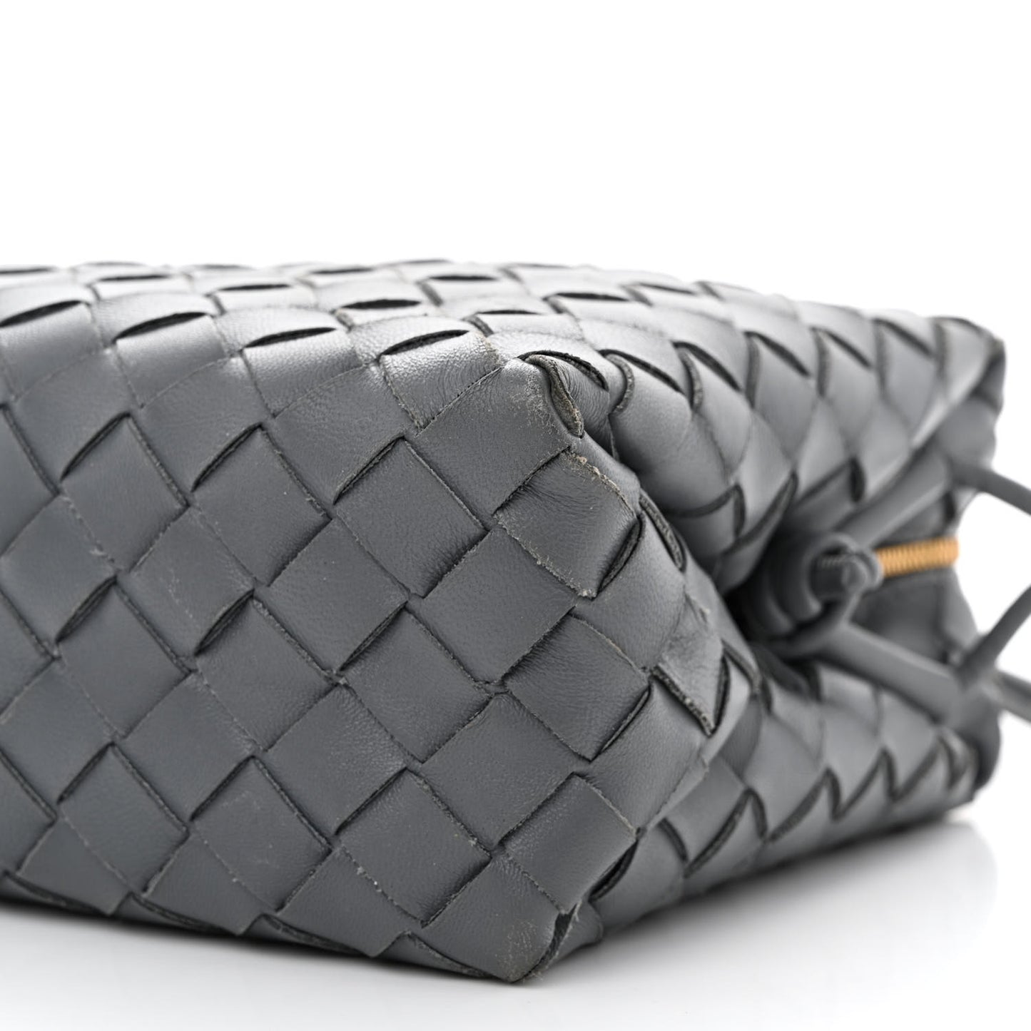 Nappa Intrecciato Small Loop Camera Bag Thunder