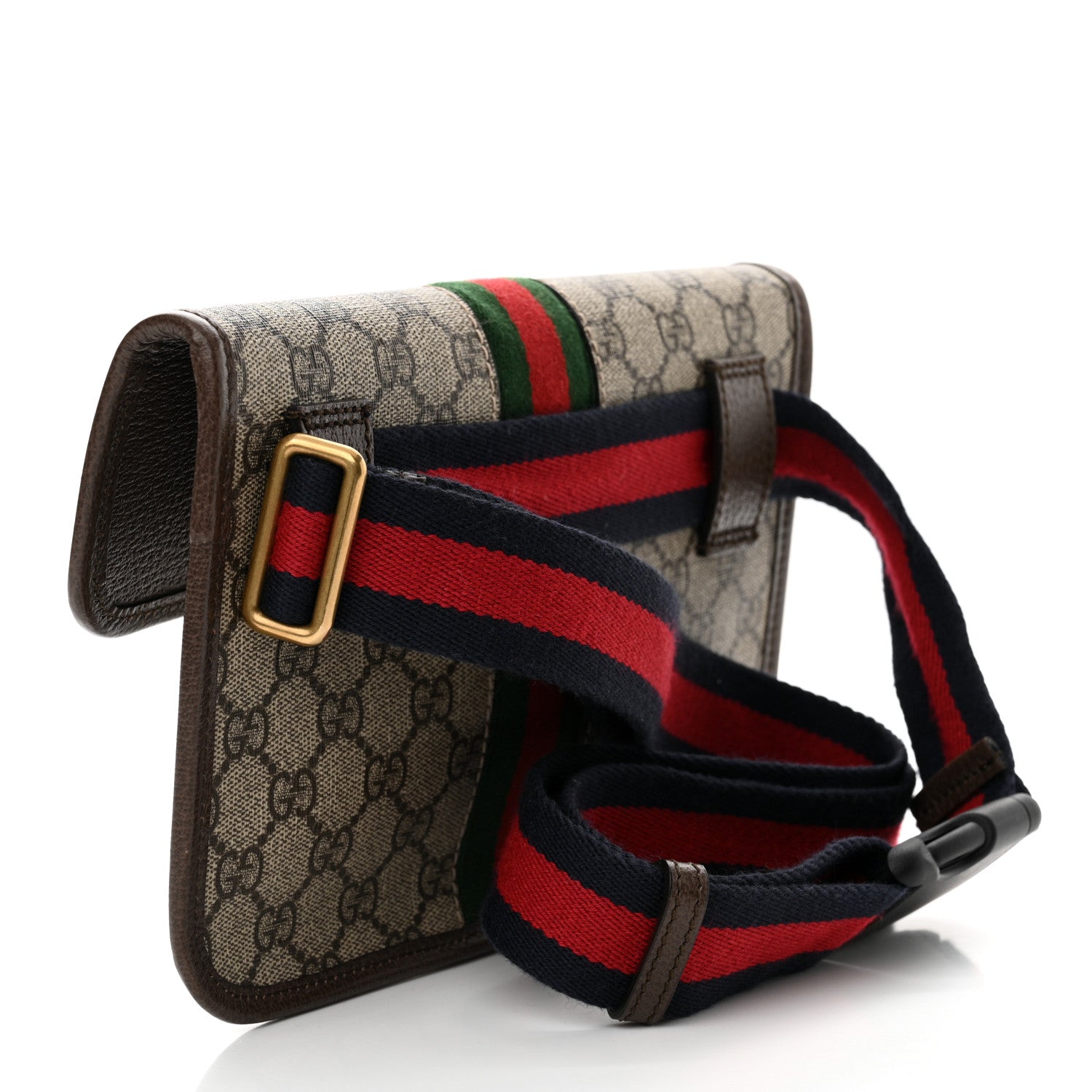 Gucci GG Supreme Monogram Web Small Ophidia Belt Bag Brown 3 of 13