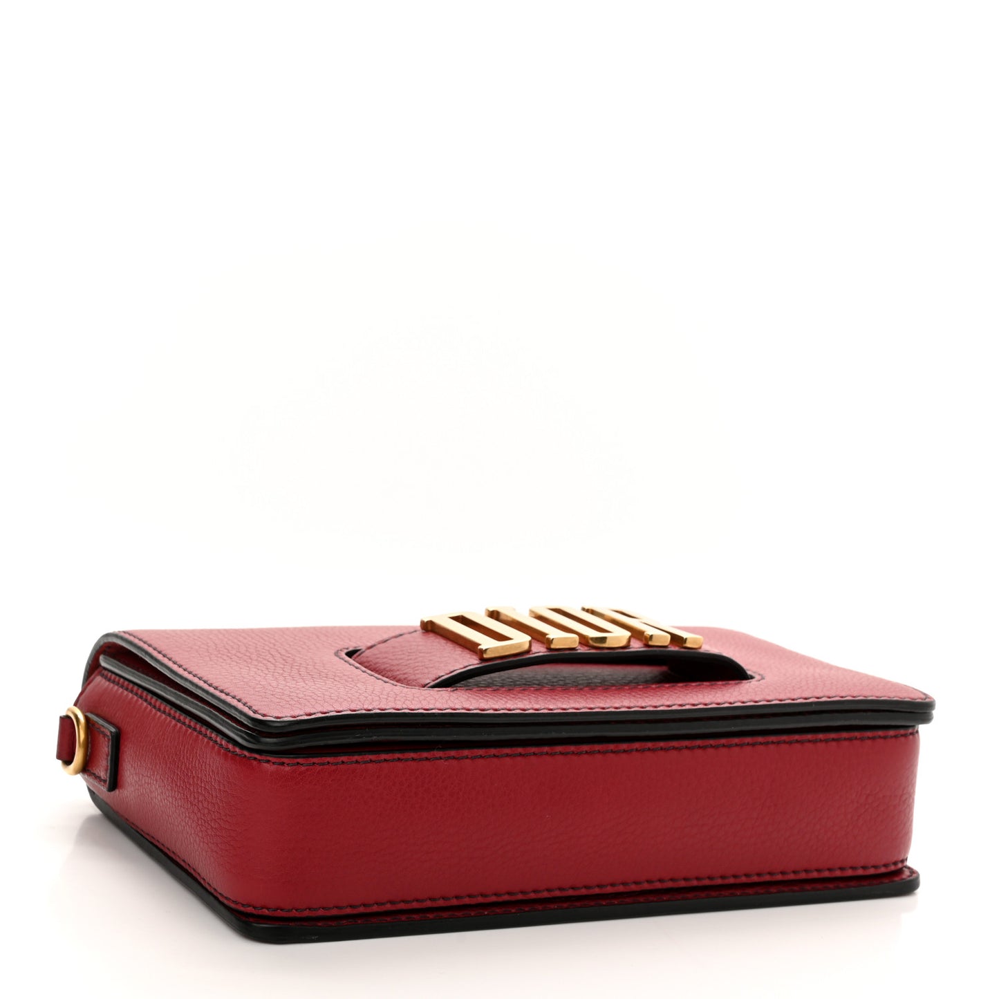Calfskin Dio(r)evolution Flap Bag Red
