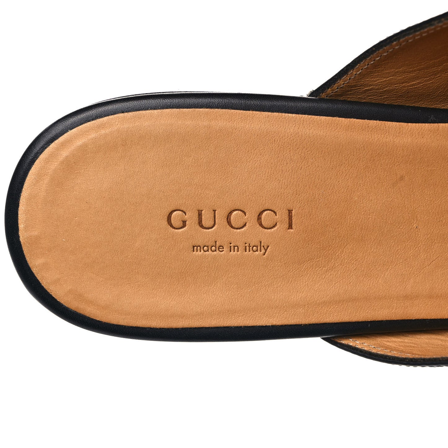 Calfskin Womens Princetown Slippers 40 Black