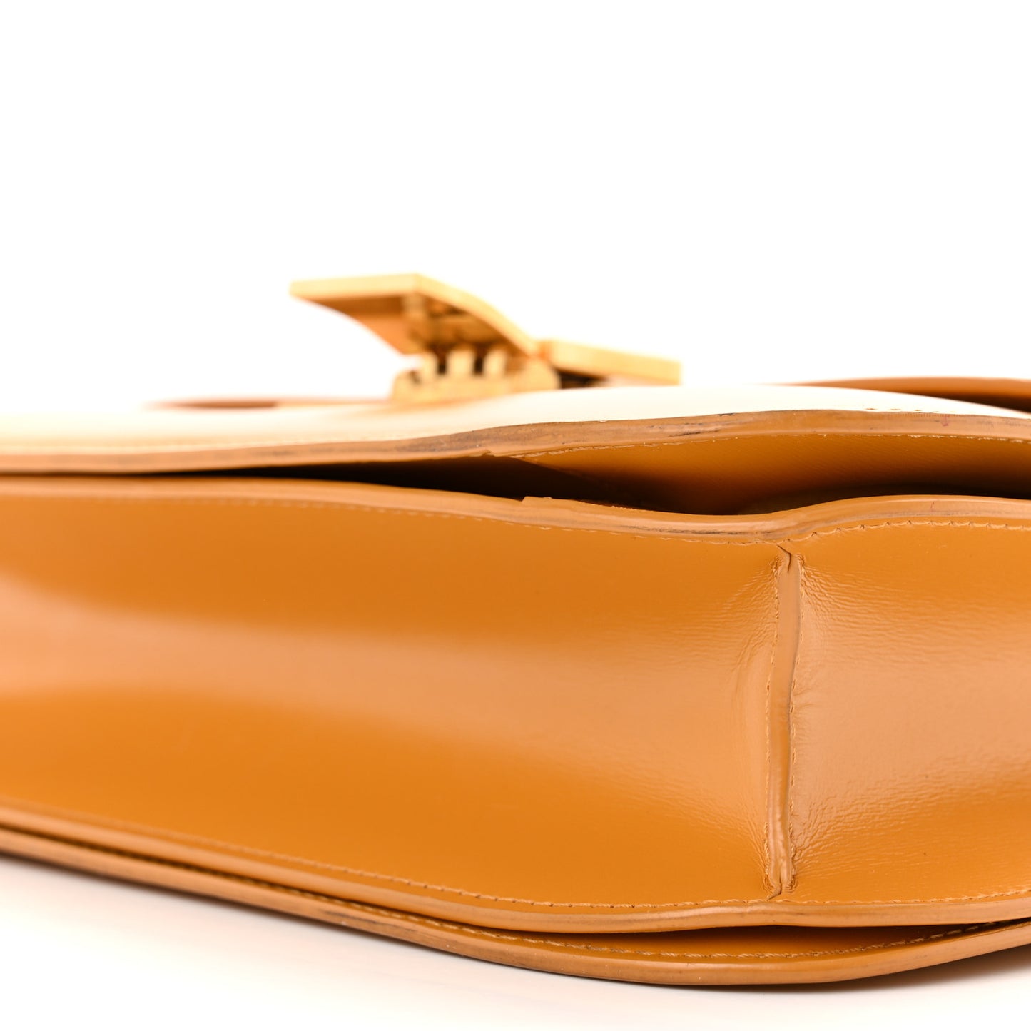 Smooth Calfskin Medium Classic Box Flap Bag Daffodil