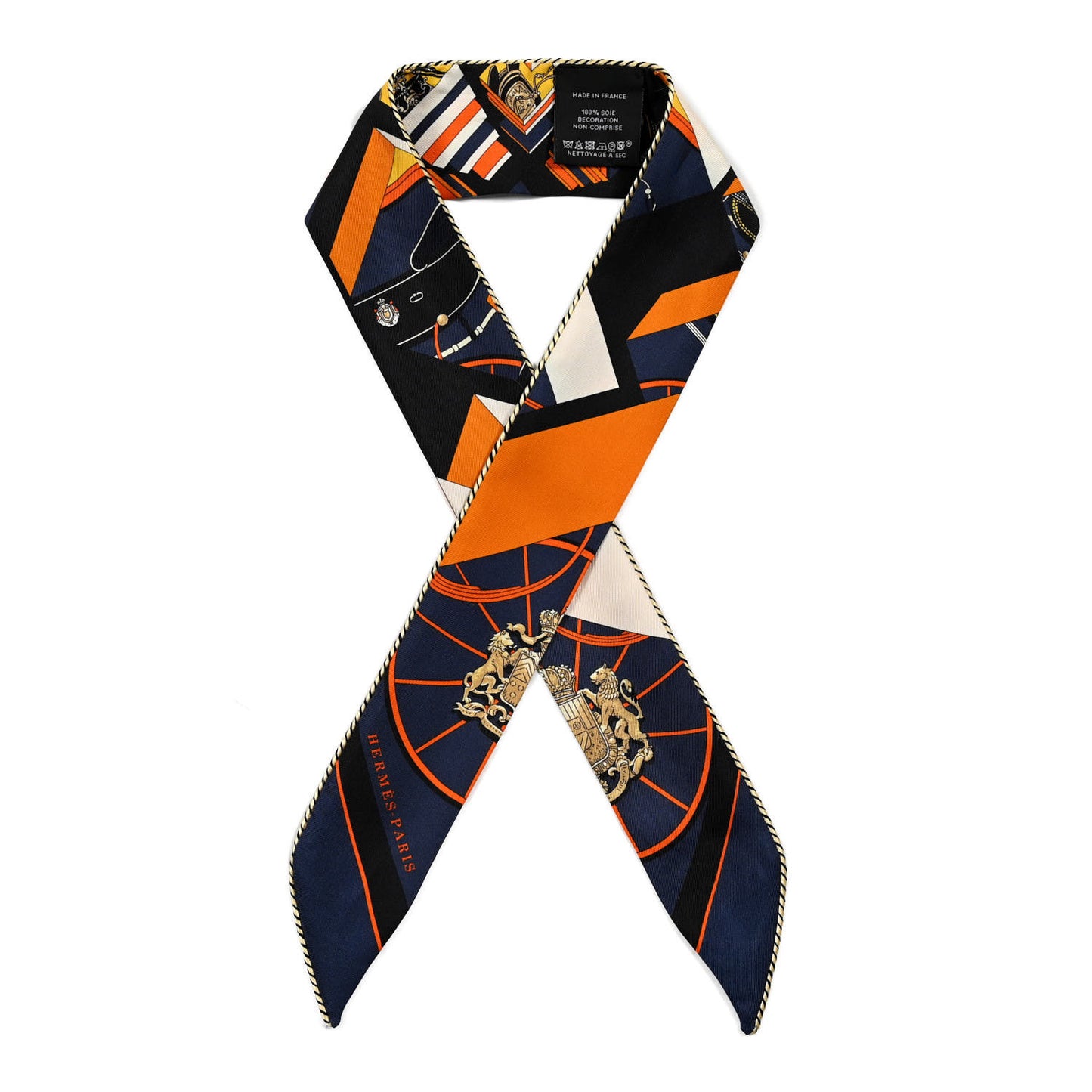Silk Springs Springs Bague Twilly Black Orange Creme
