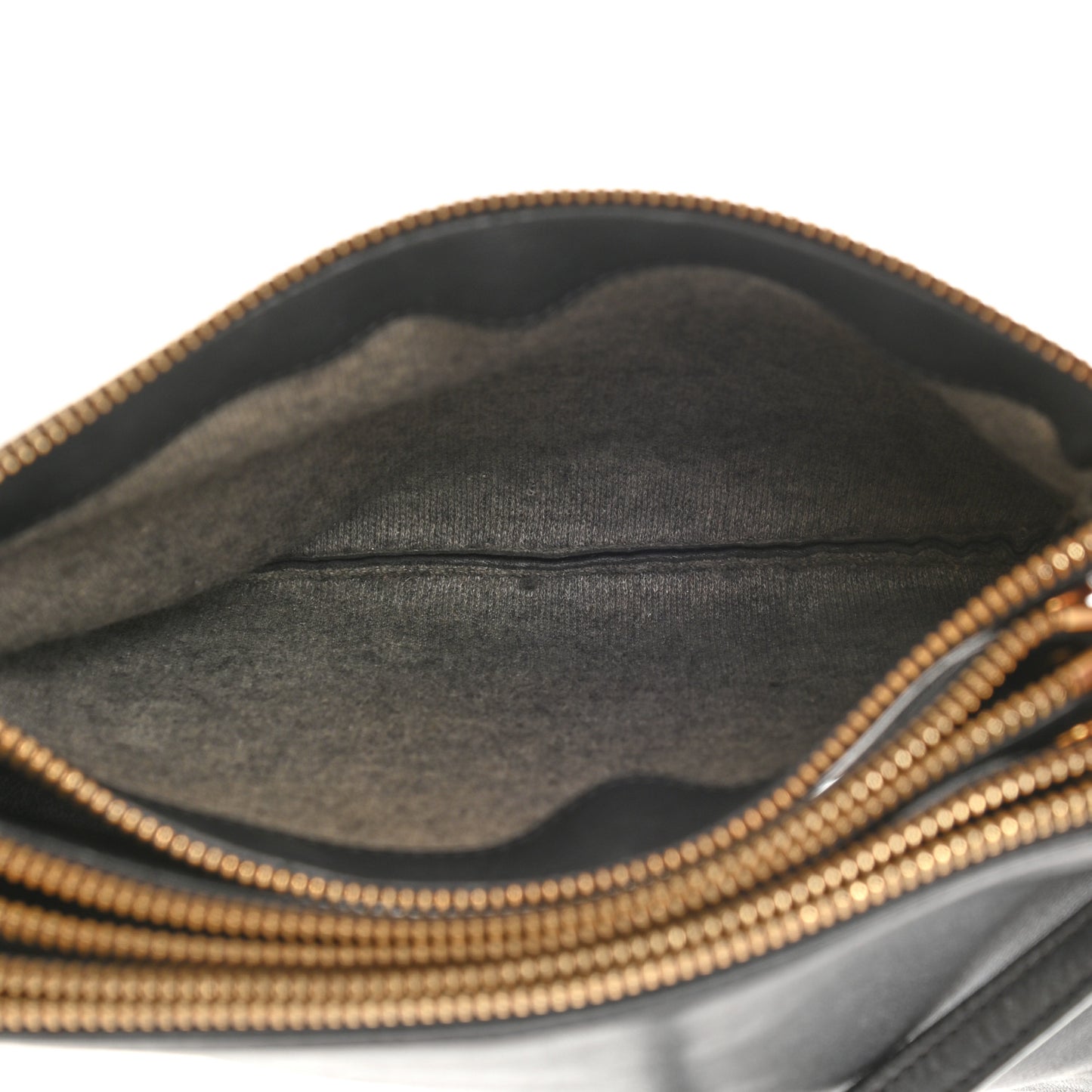 Lambskin Small Trio Crossbody Bag Black