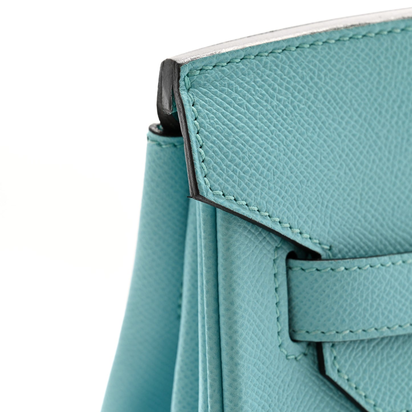 Epsom Birkin 35 Bleu Atoll