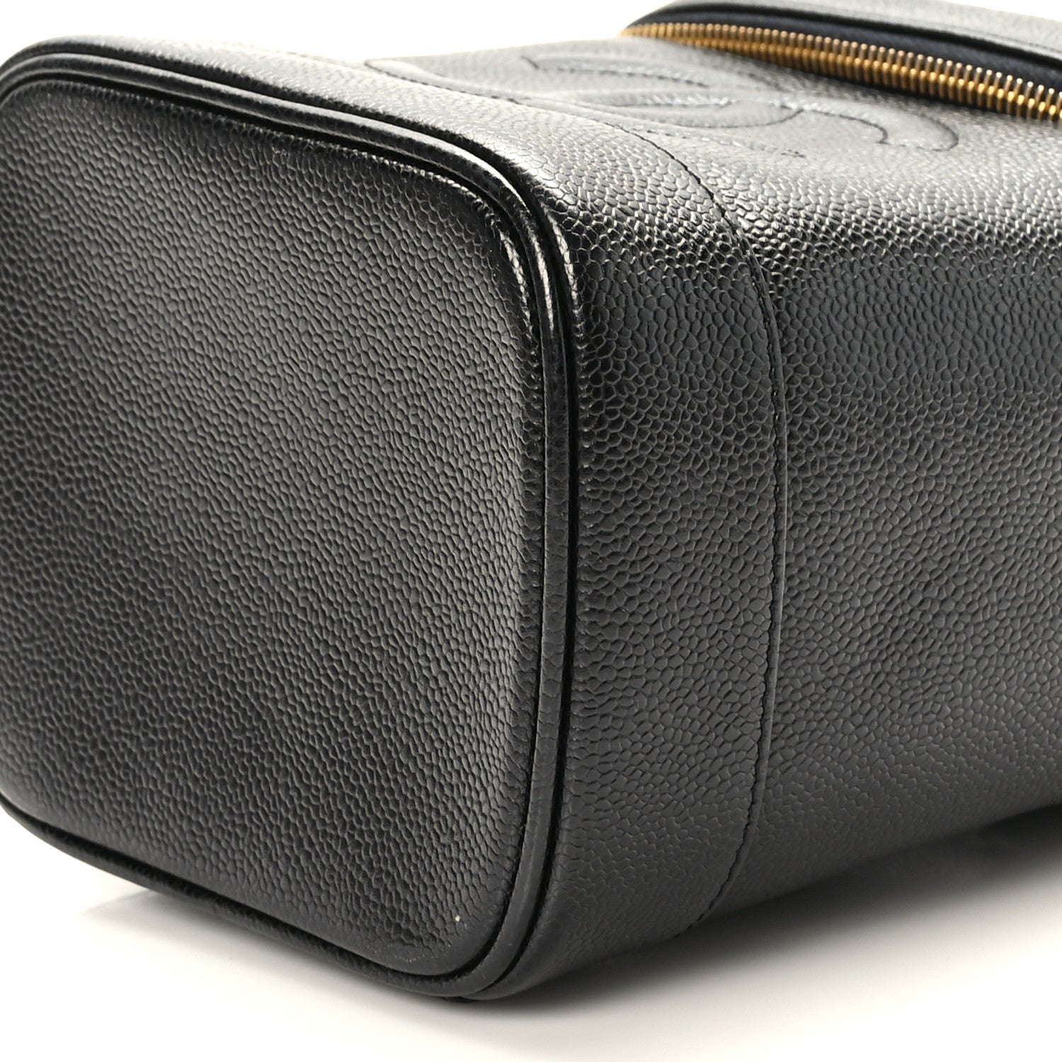 Chanel Caviar Vanity Cosmetic Case Black 8 of 9