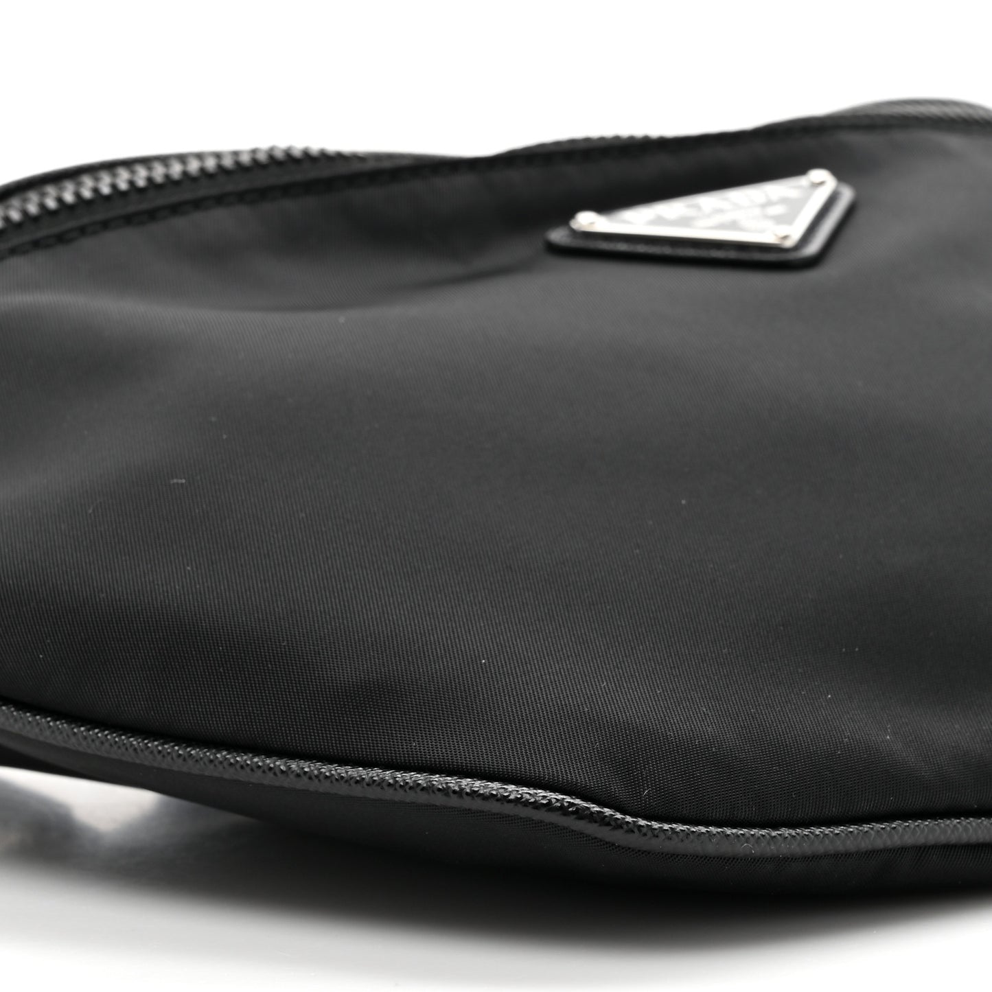 Re-Nylon Saffiano Belt Bag Black