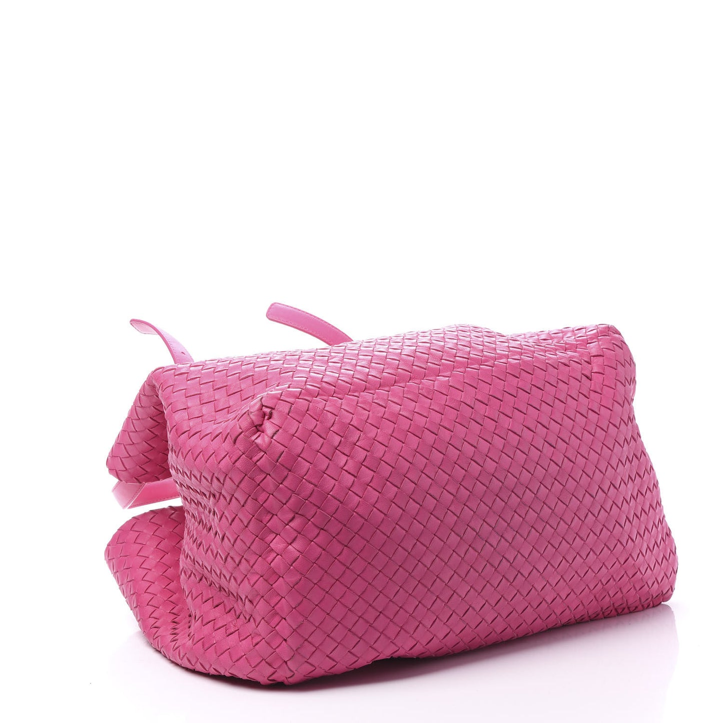 Nappa Intrecciato Large Seamless Tote Fuchsia