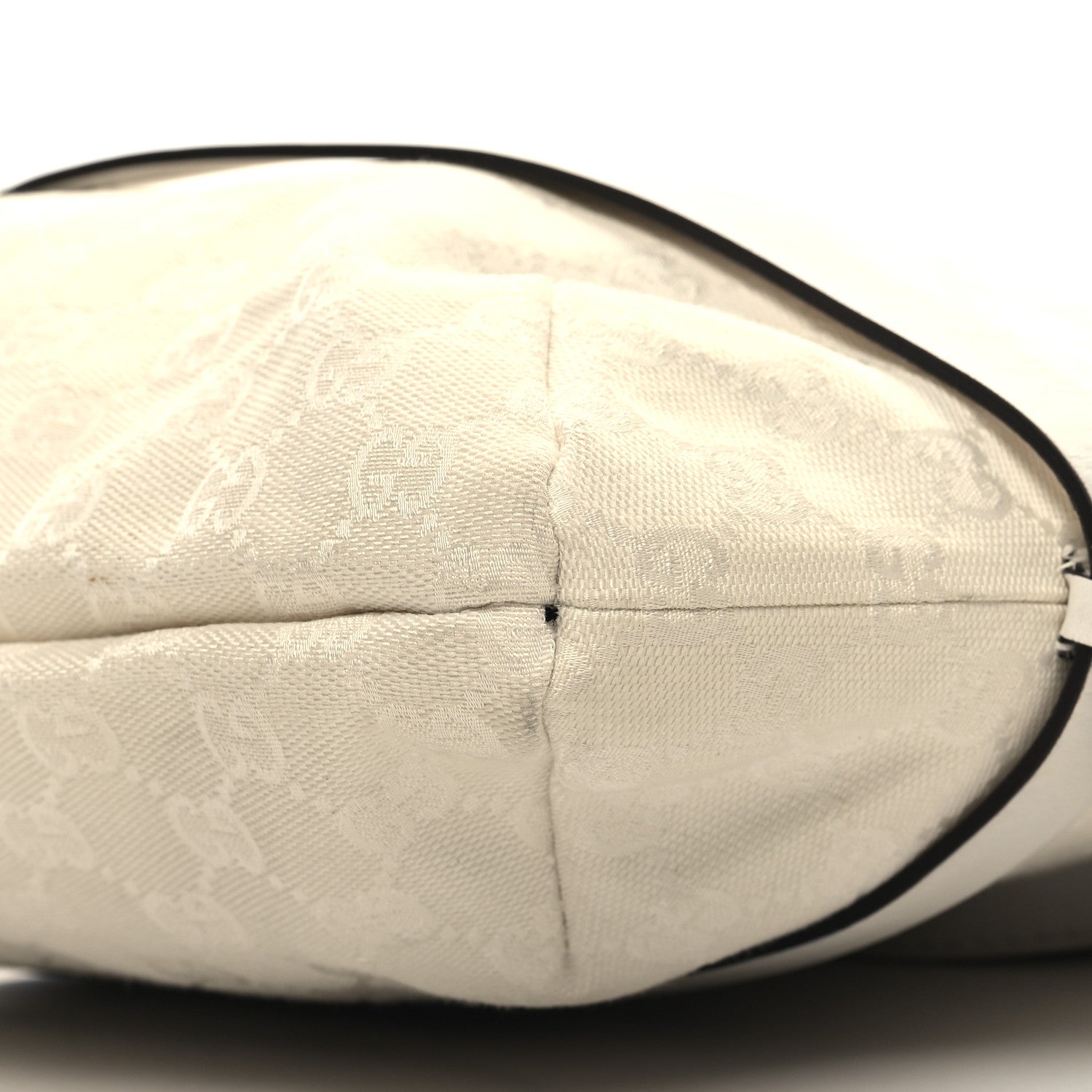 Gucci Monogram Calfskin Tote White 10 of 13