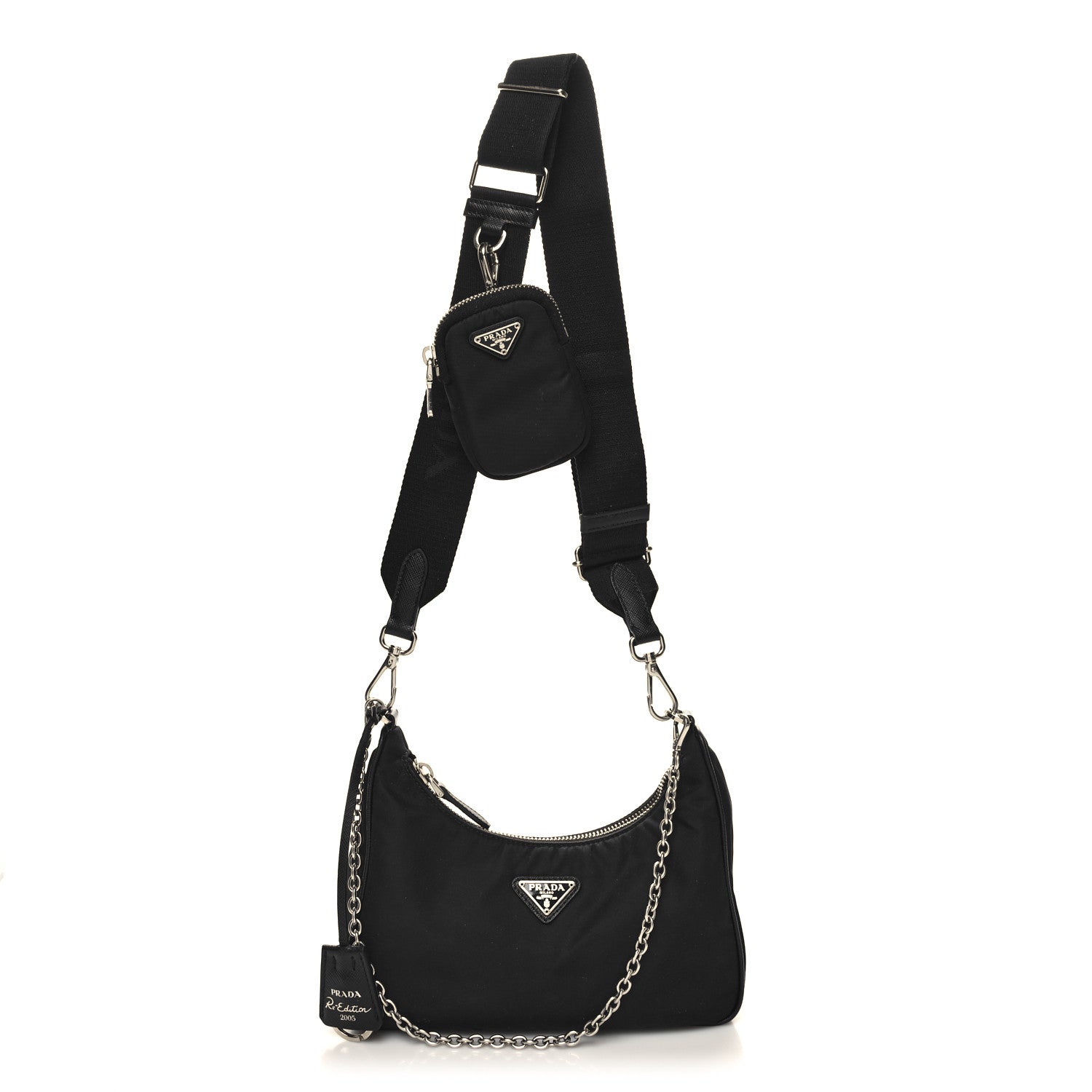 Prada Nylon Re-Edition 2005 Shoulder Bag Black 1 of 12