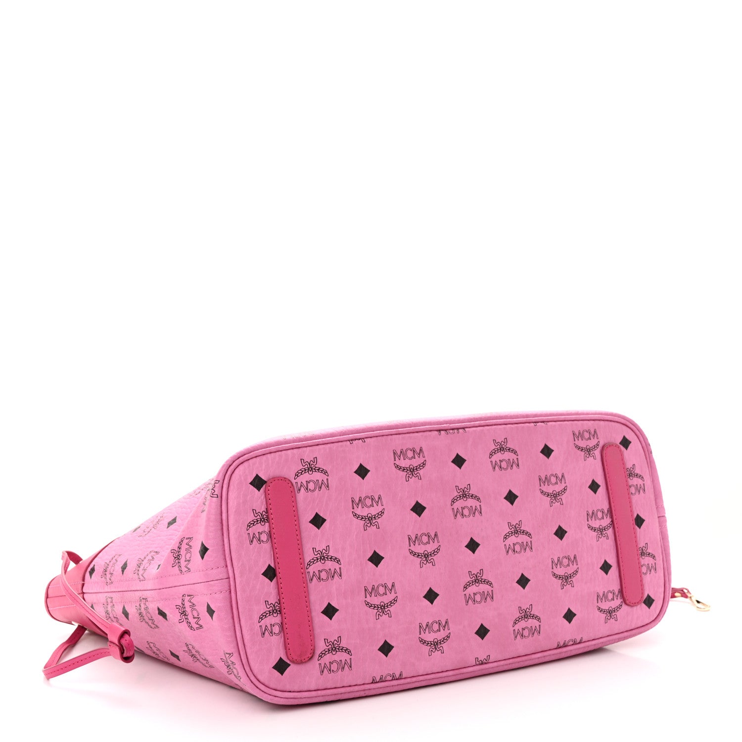 MCM Visetos Aren Tote Pink 4 of 9