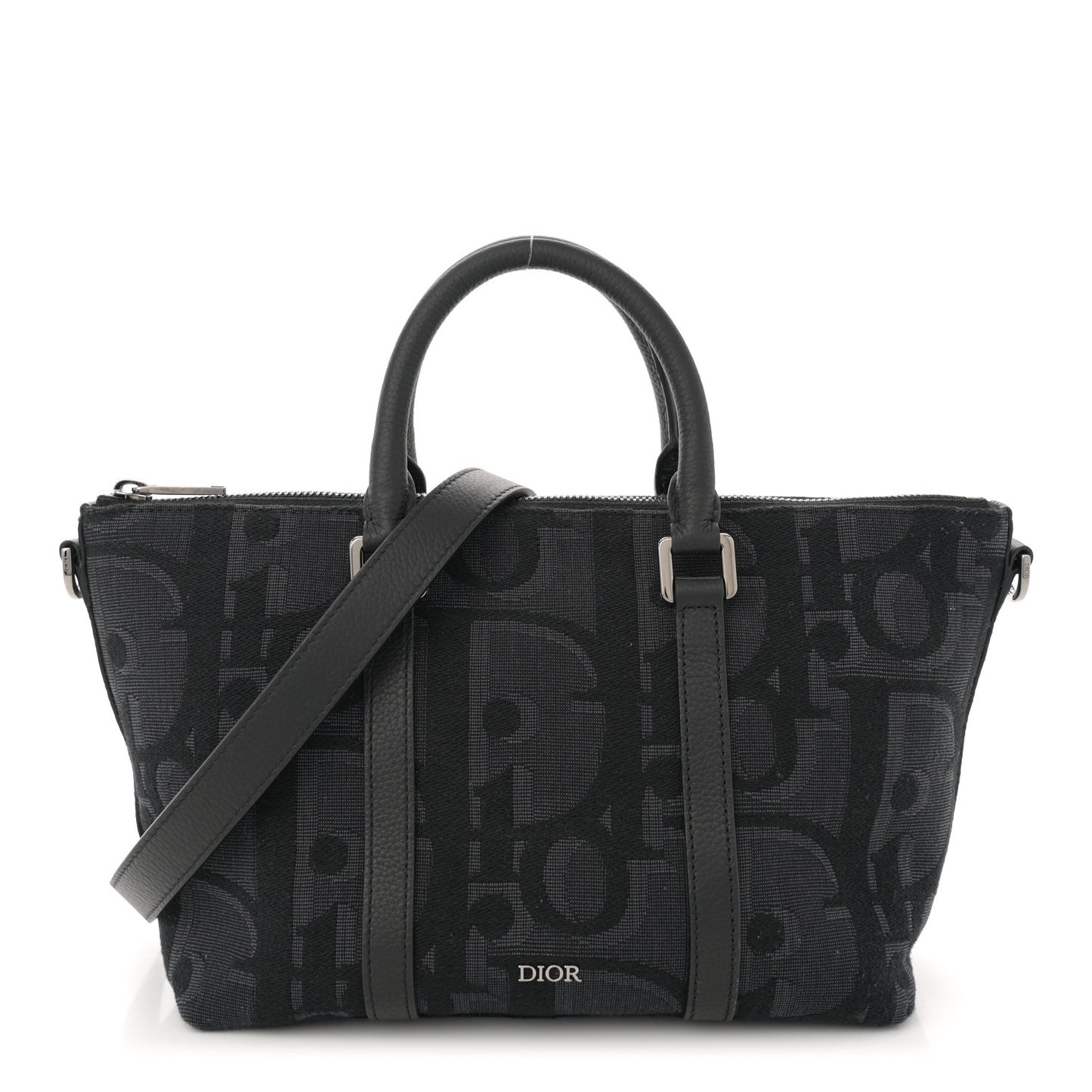 Maxi Oblique Jacquard Weekender 25 Black