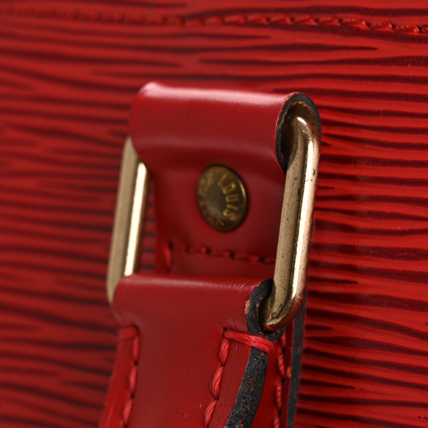Louis Vuitton Epi Keepall 50 Castillan Red 12 of 20