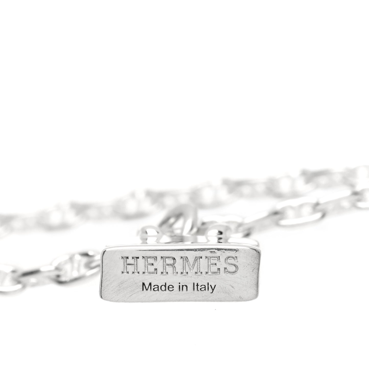 Sterling Silver Mini Birkin Amulette Bracelet ST
