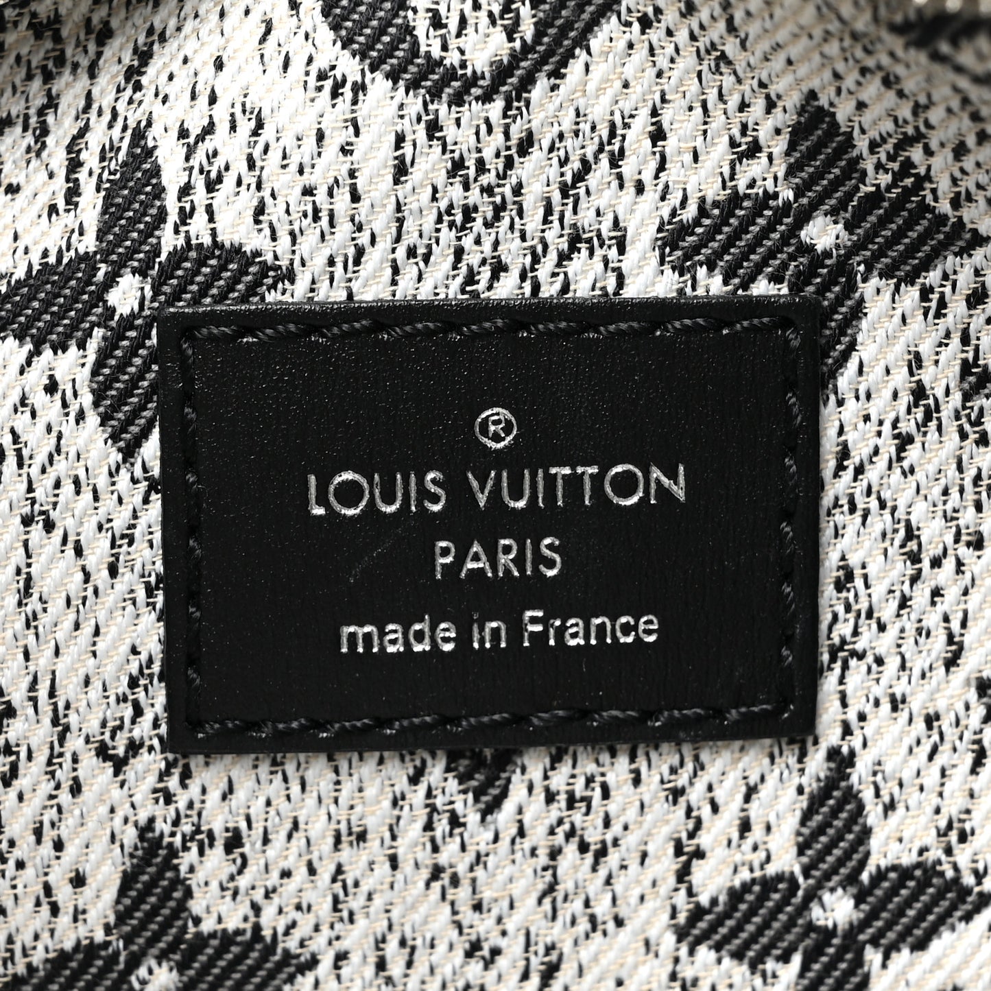 Monogram Jacquard Denim Loop Black