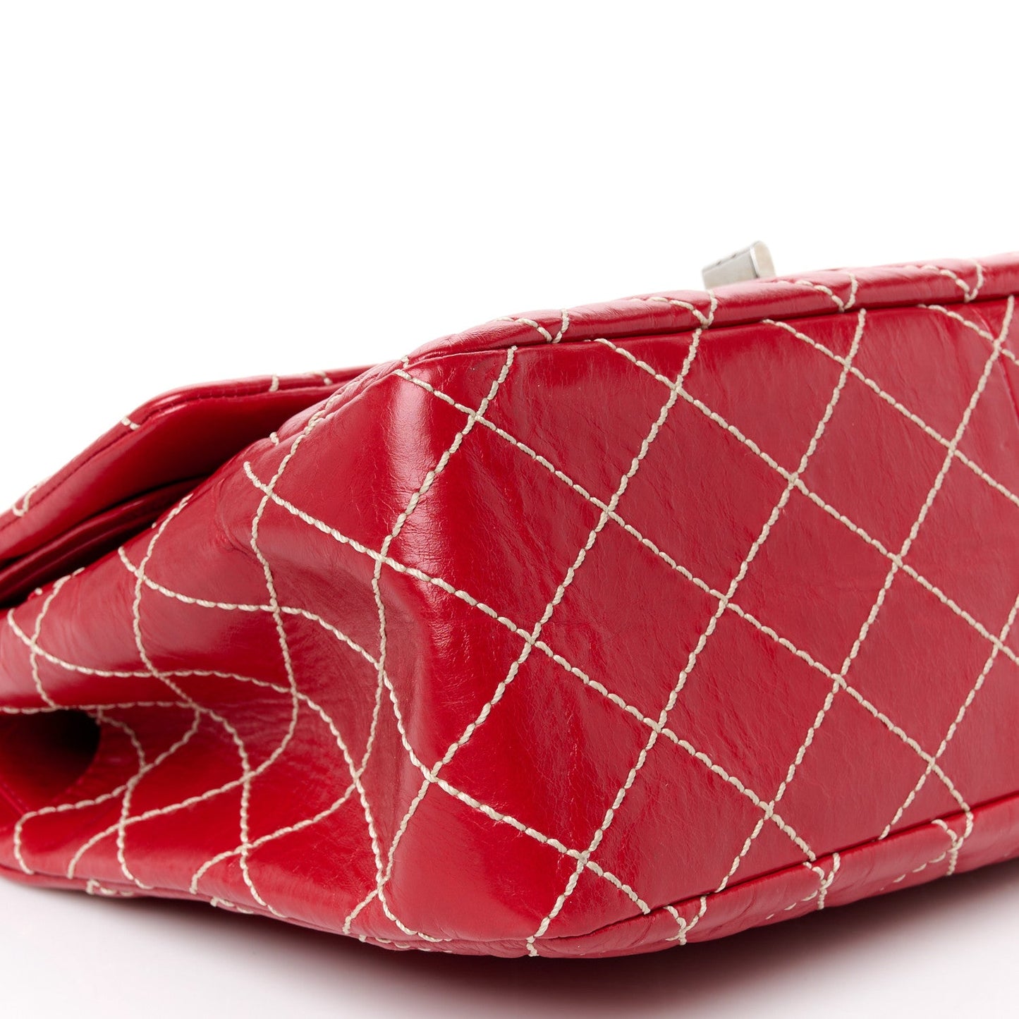 Calfskin Wild Stitch 2.55 Reissue 226 Flap Red