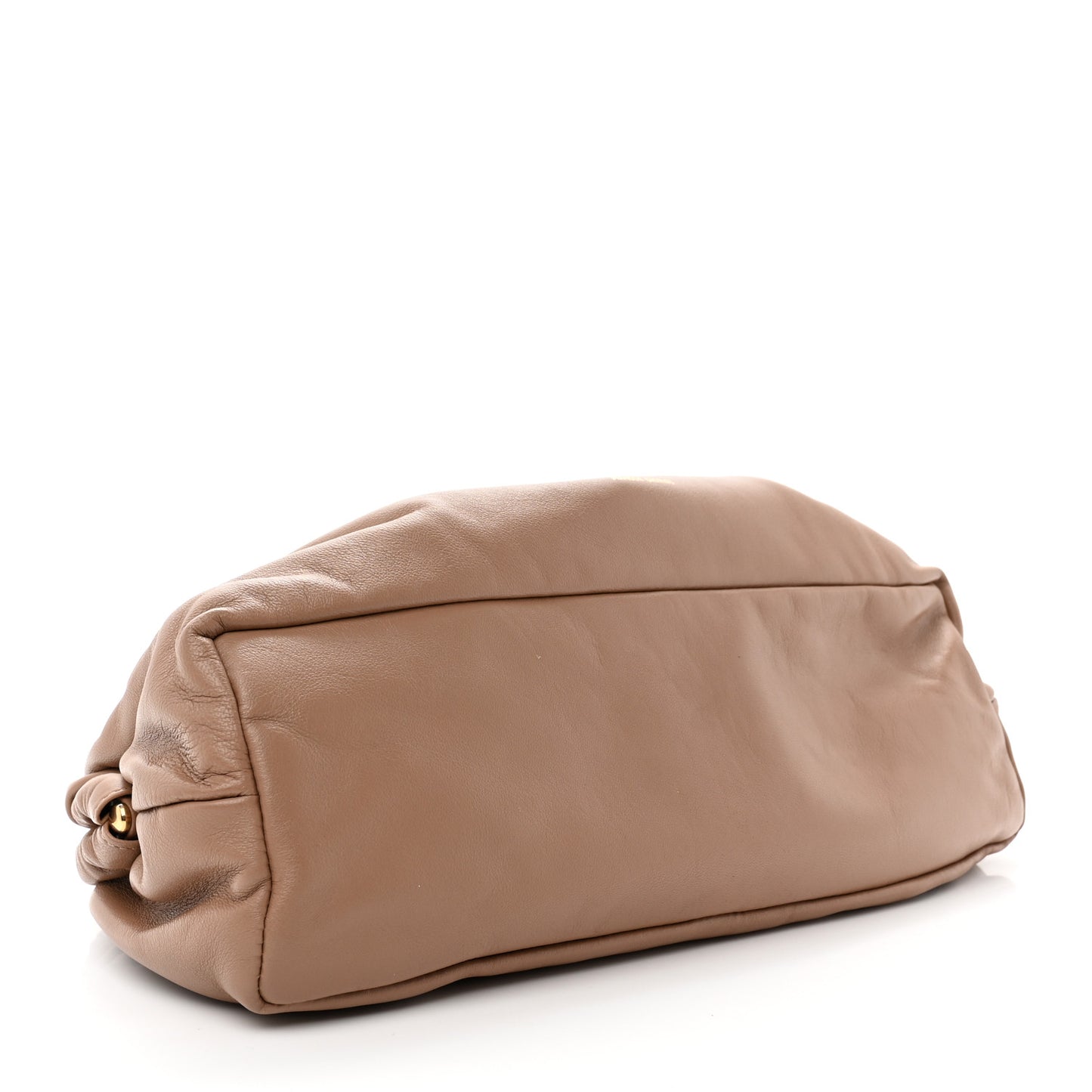 Lambskin Cloud Clutch Biscotto