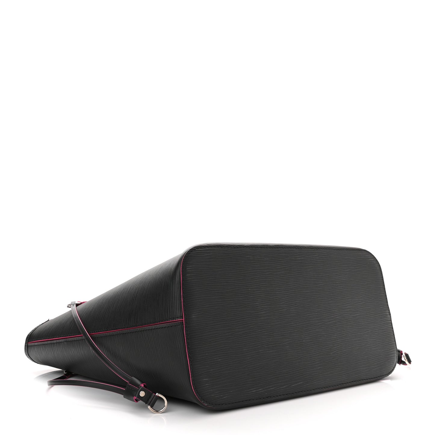 Epi Neverfull MM Black Hot Pink