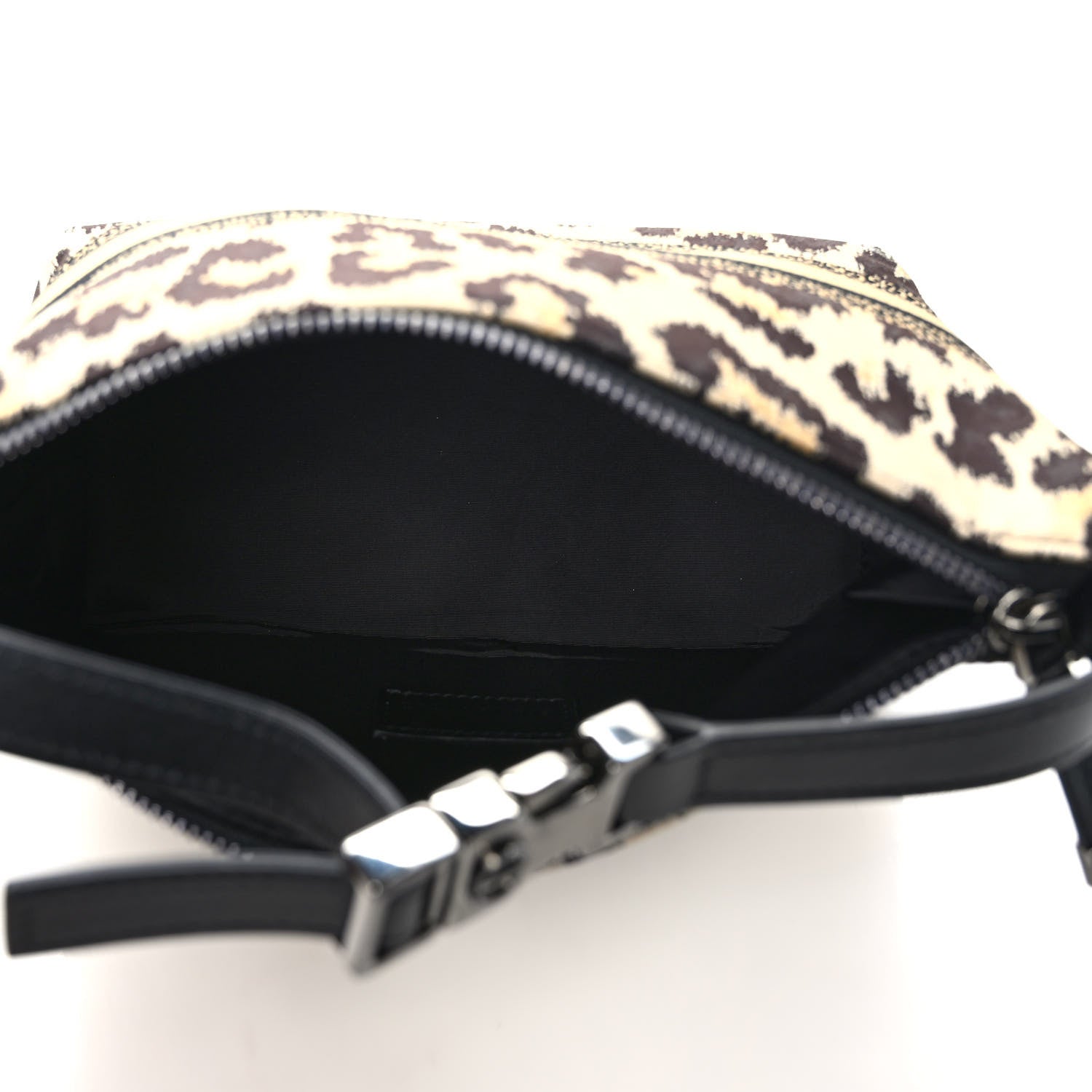 Christian Dior Canvas Mizza Embroidered Medium Leopard DiorTravel Nomad Pouch Beige 5 of 8