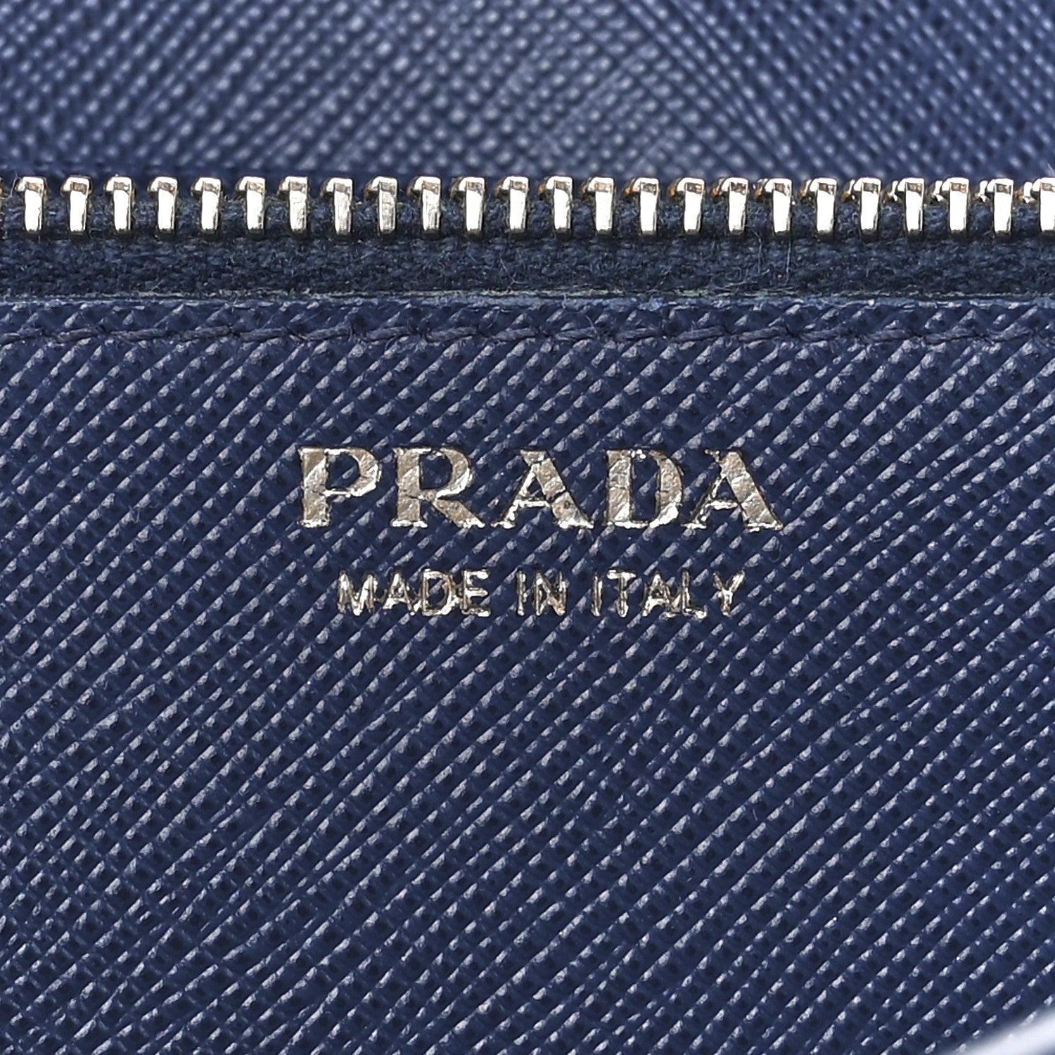 Prada Saffiano Envelope Wallet Bluette 6 of 11