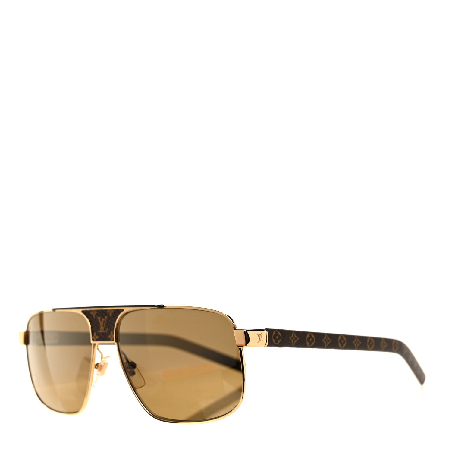 Louis Vuitton Monogram Pacific Sunglasses Z2338W Gold