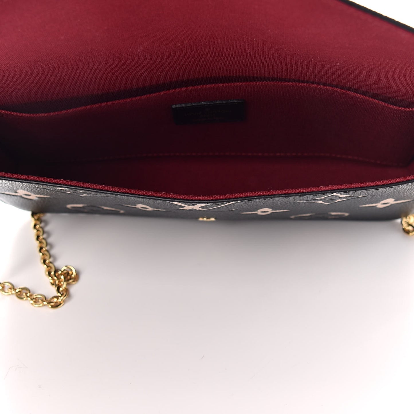 Empreinte Monogram Giant Felicie Pochette Black Beige