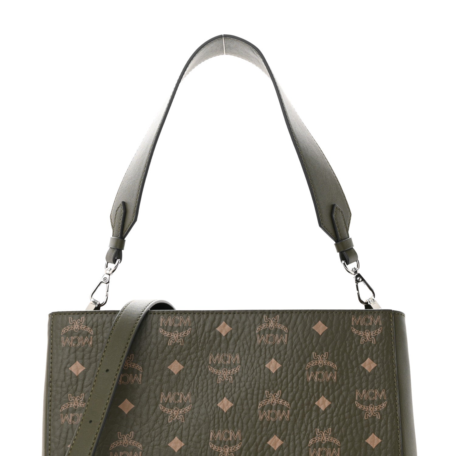 MCM Visetos Medium Aren Hobo Sea Turtle 8 of 11