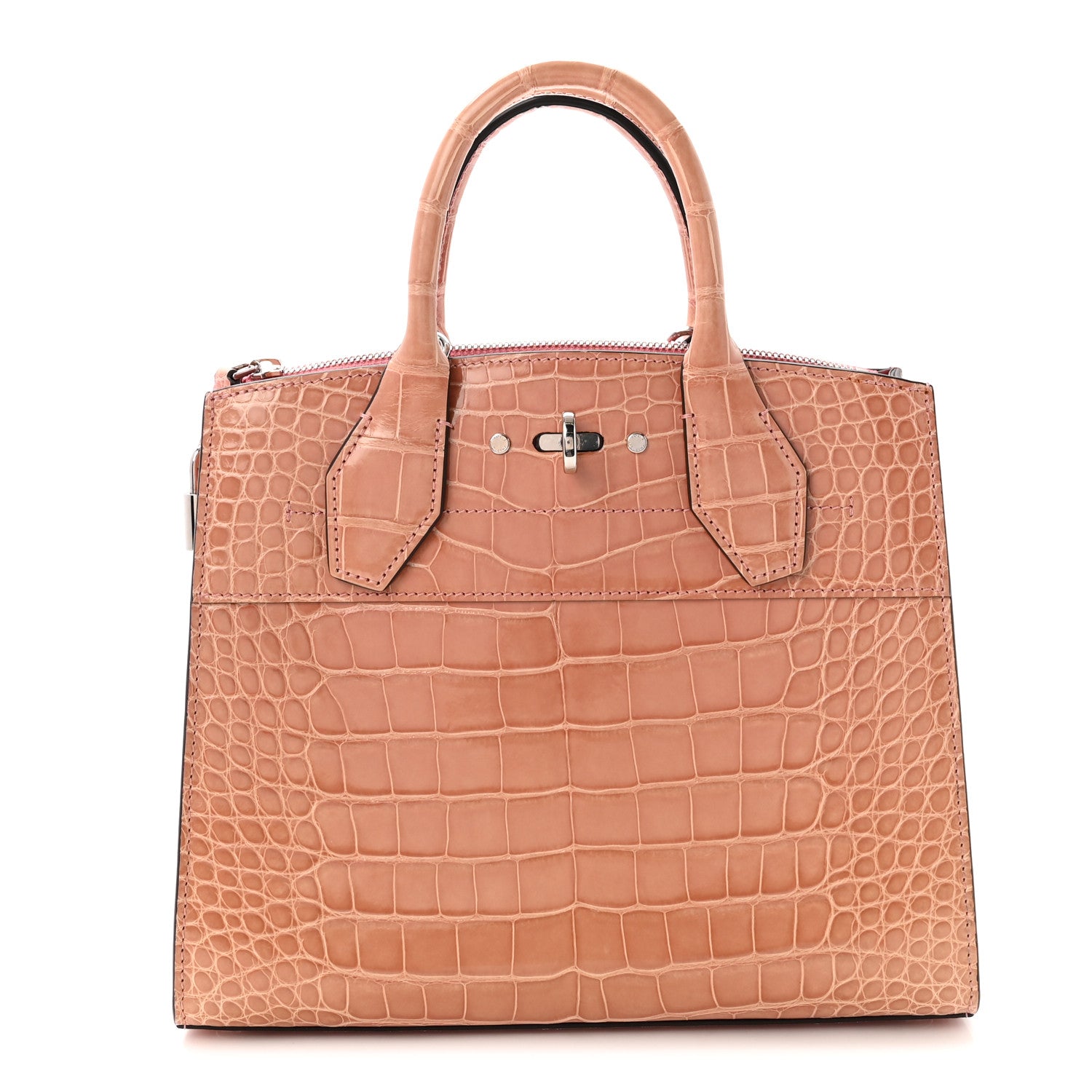Louis Vuitton Alligator City Steamer PM Sienna Nude 1907506