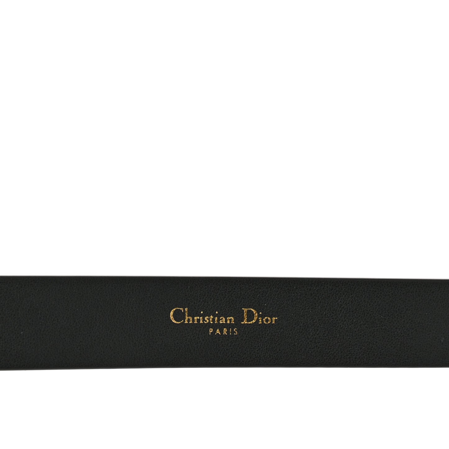 Calfskin CD Belt 85 Black