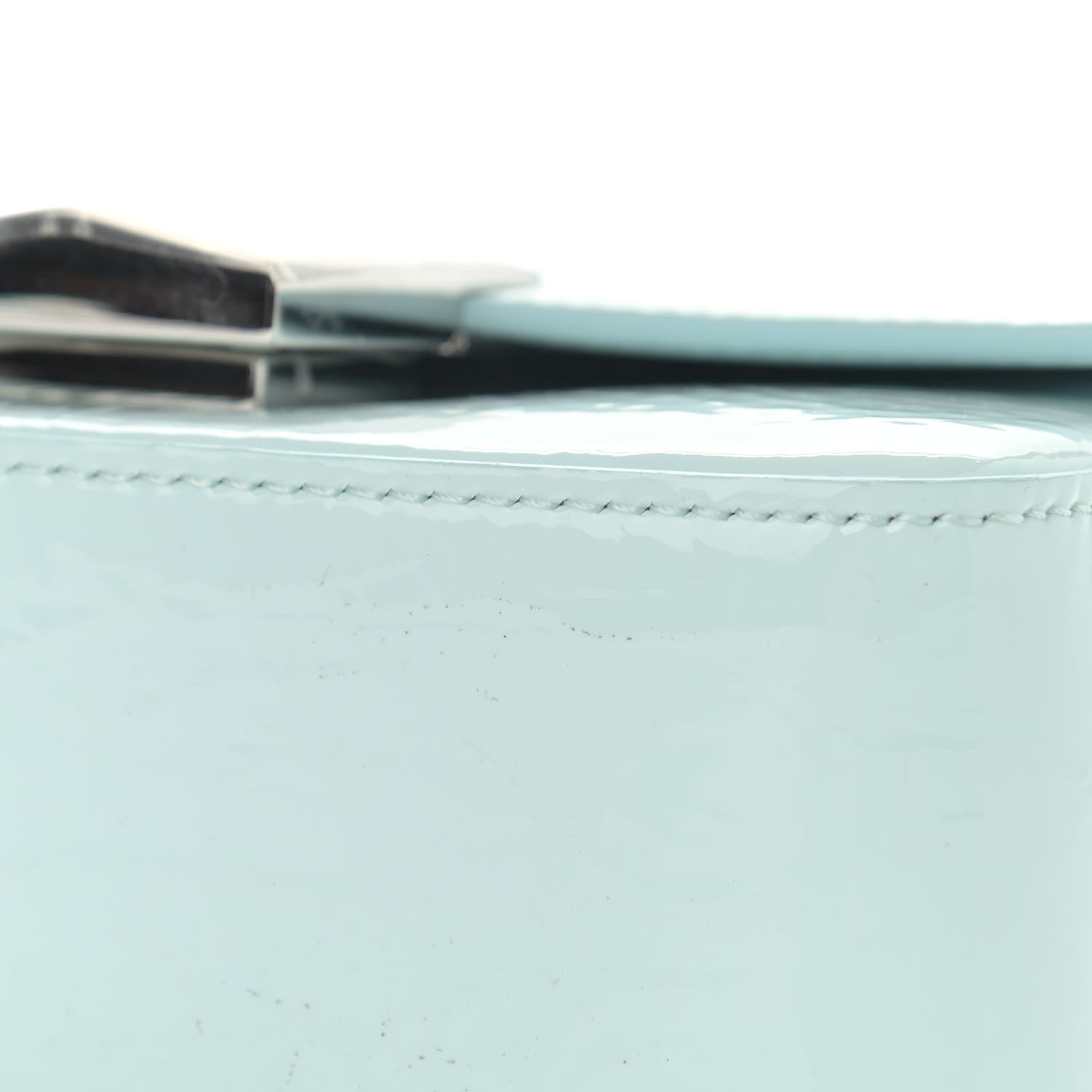 Givenchy Patent Textured Goatskin Mini 4G Crossbody Sky Blue 11 of 11