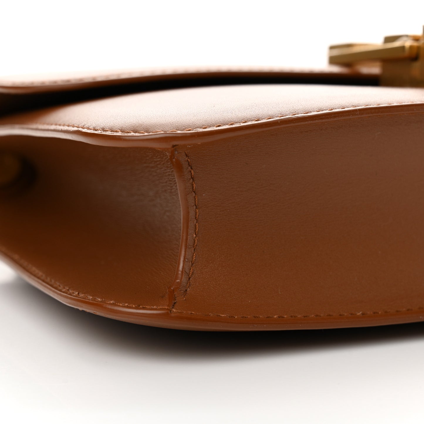 Smooth Calfskin Carre Satchel Brick