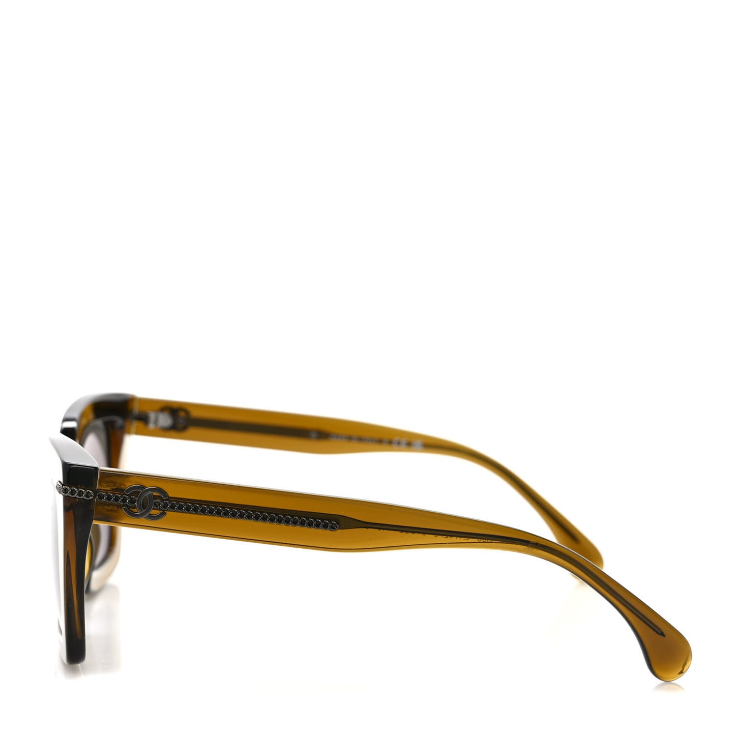 Acetate Square Sunglasses 5509 Khaki