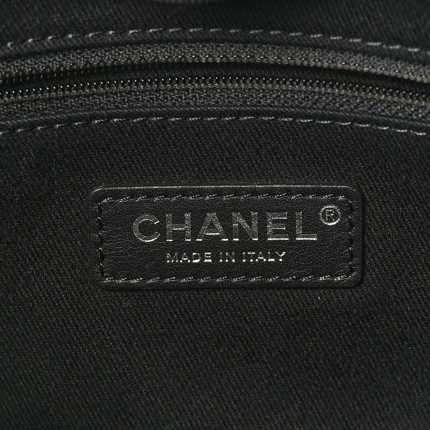 Chanel Mixed Fibers Small Deauville Tote Black 6 of 9
