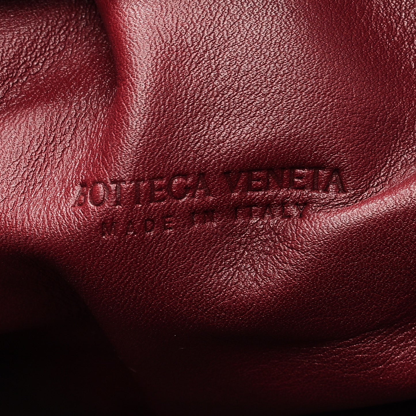 Butter Calfskin The Mini Pouch Bordeaux