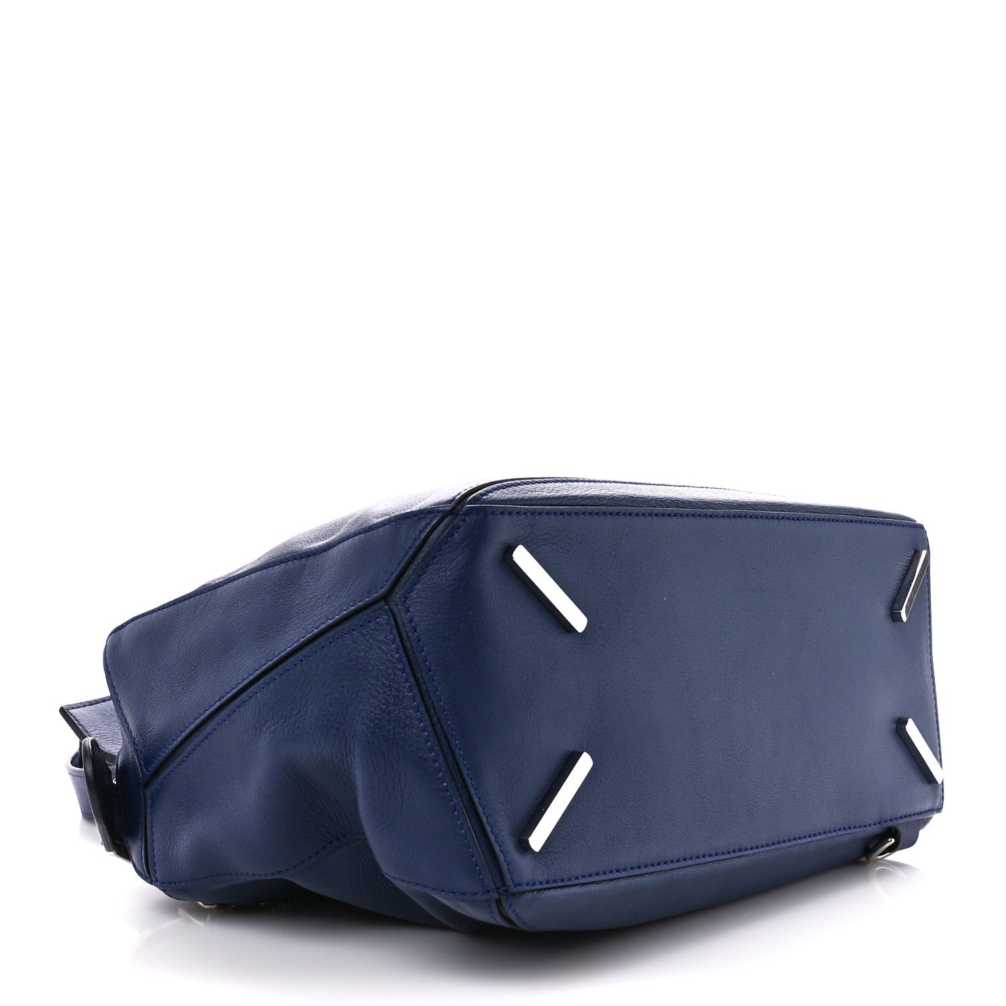 Calfskin Medium Puzzle Bag Marine