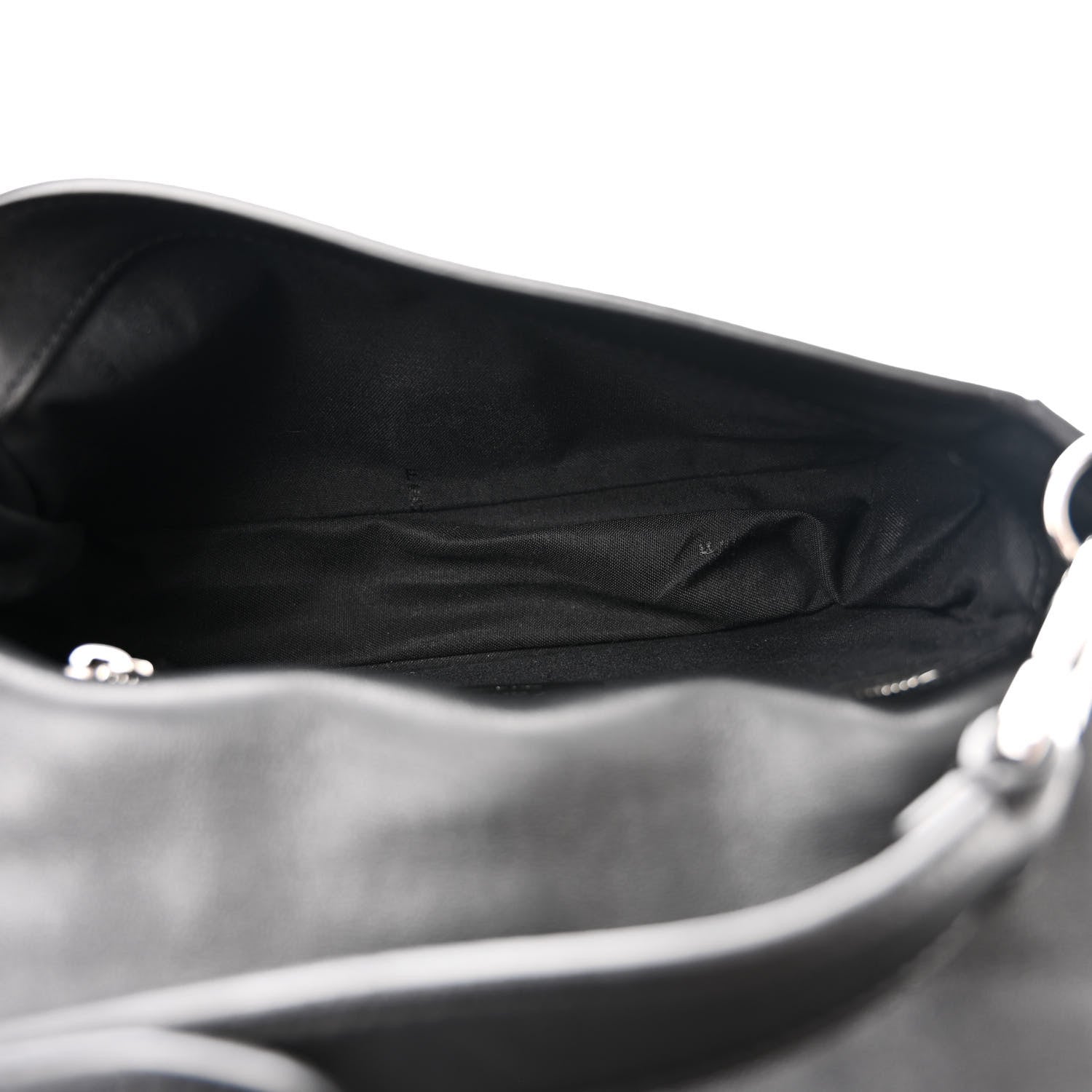 Fendi Nappa FF 1974 Embossed Mini Expandable Flap Bag Black 6 of 11