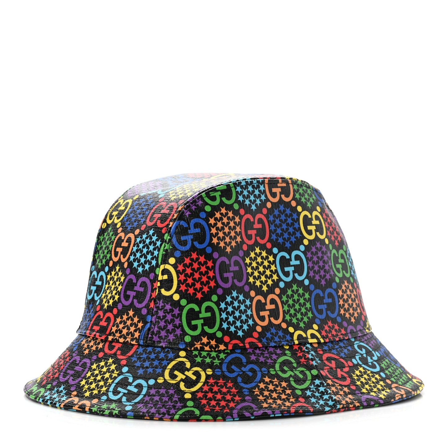 GG Supreme Monogram Psychedelic Fedora Hat M Multicolor