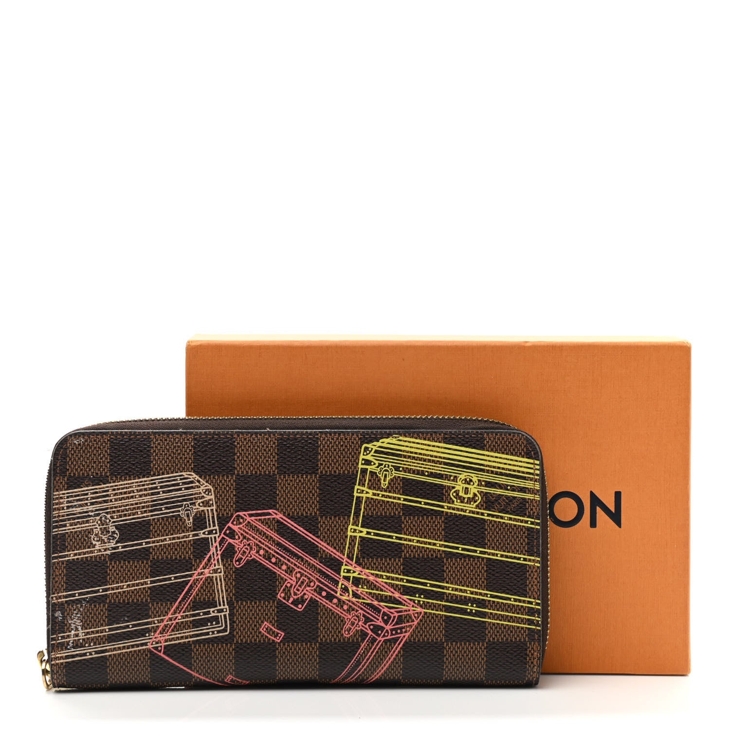 Louis Vuitton Damier Ebene 2014 Christmas Animation Zippy Wallet 10 of 12