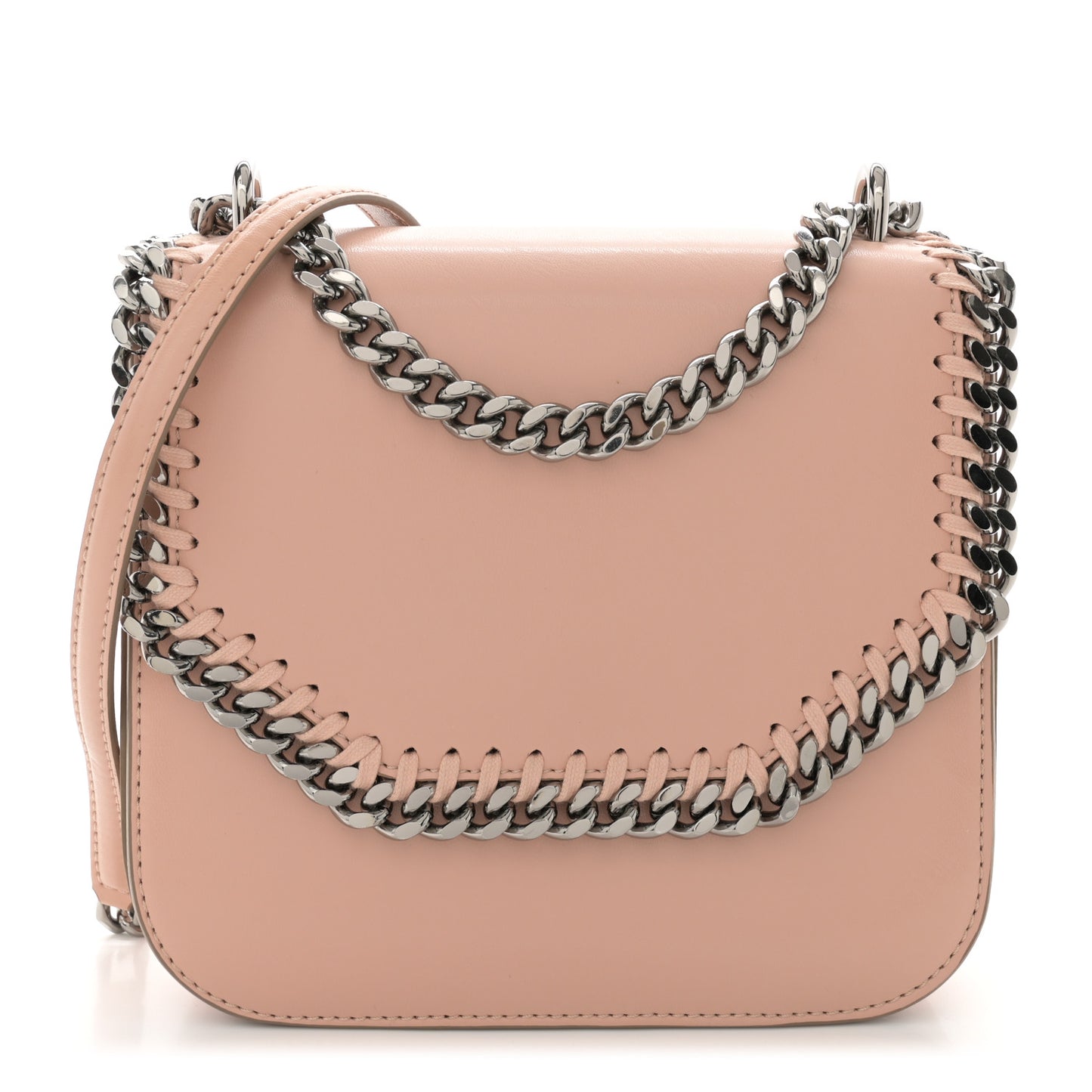 Eco Alter Nappa Medium Falabella Box Shoulder Bag Blush Pink
