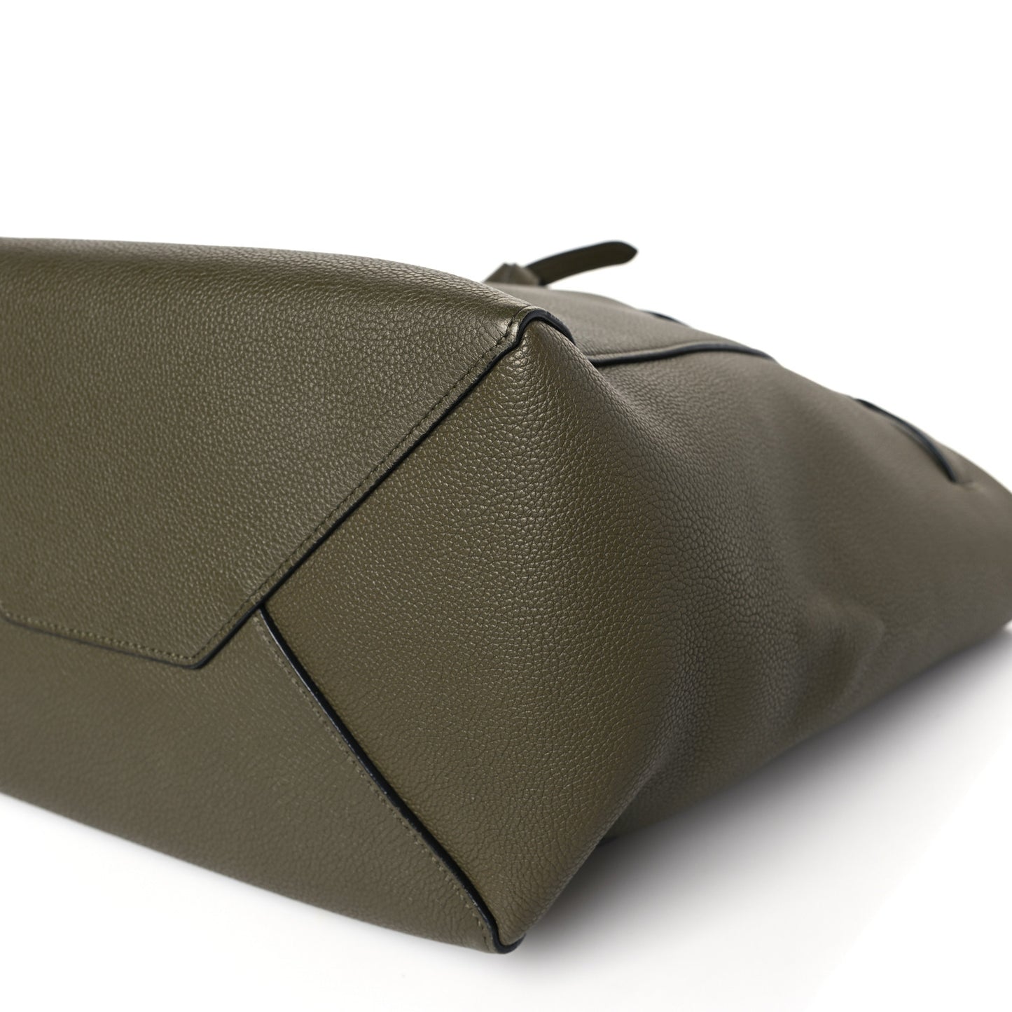 Soft Grained Calfskin Small Belt Cabas Phantom Taupe
