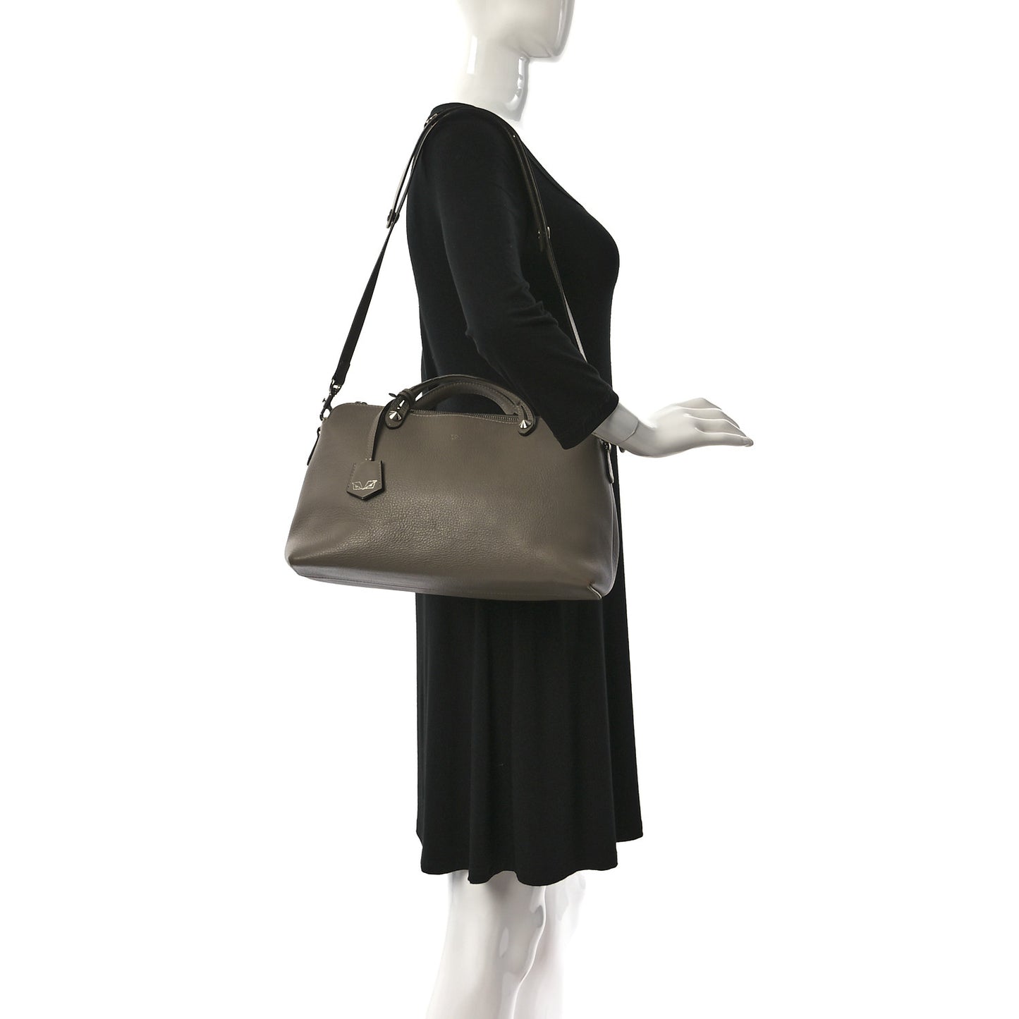 Vitello Dolce Large By The Way Boston Bag Tortora