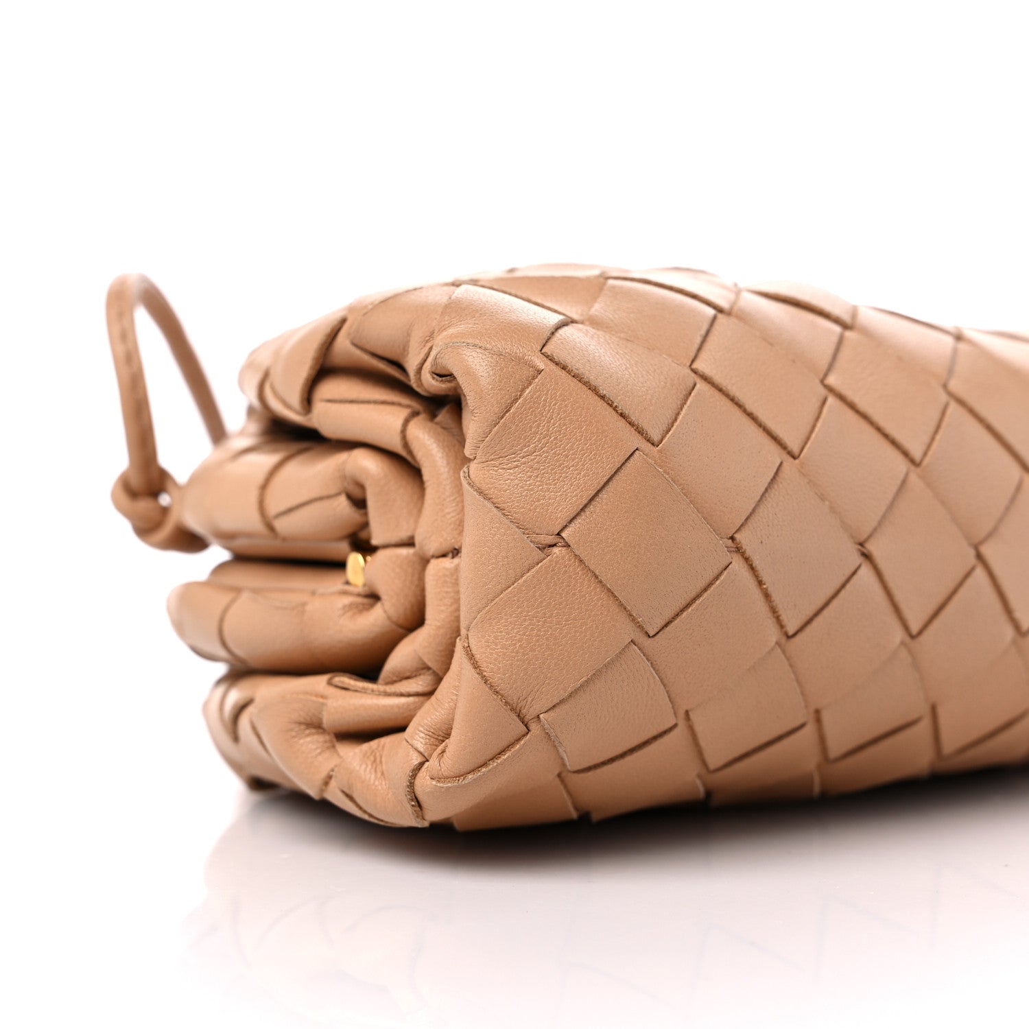 Bottega Veneta Nappa Intrecciato The Mini Pouch Almond 8 of 9