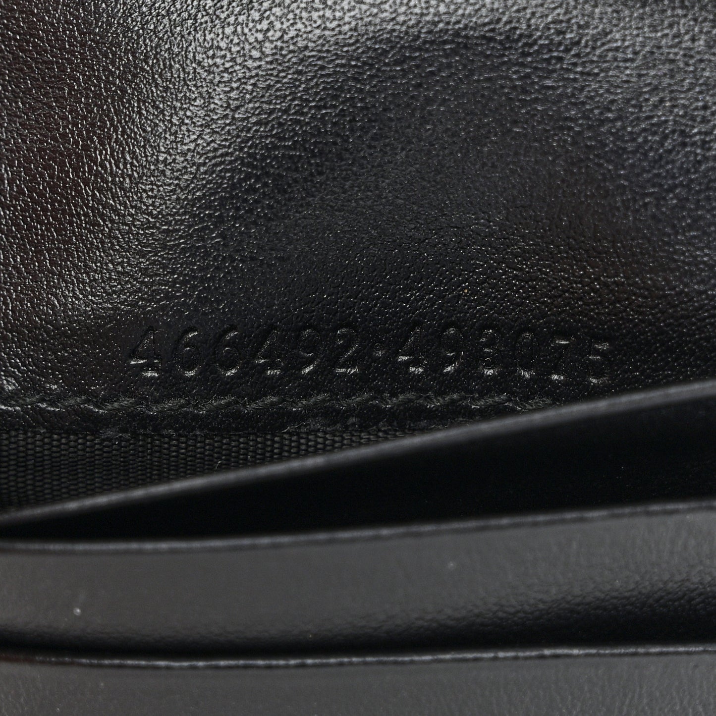 Calfskin Matelasse GG Marmont Card Case Wallet Black