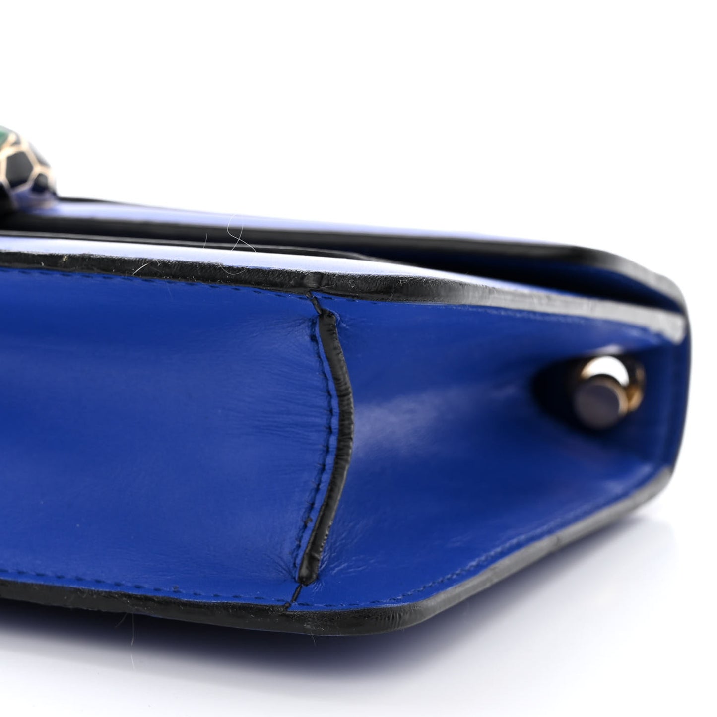 Calfskin Serpenti Forever Crossbody Bag Blue